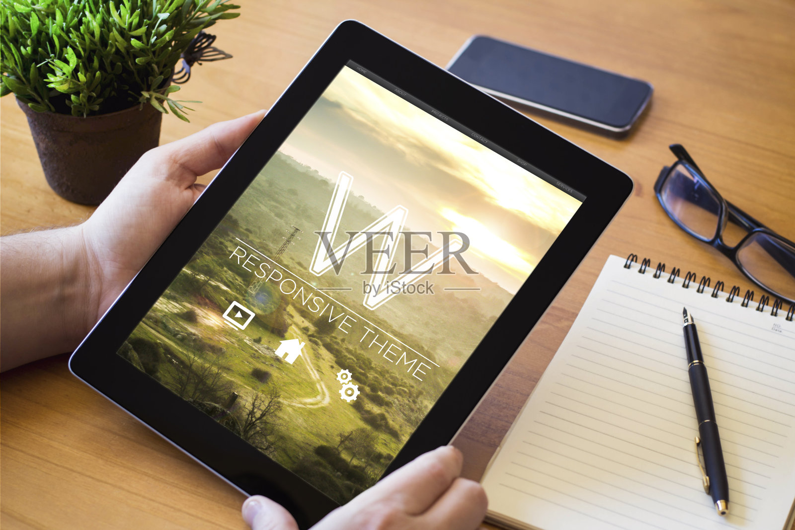 桌面平板响应式主题照片摄影图片