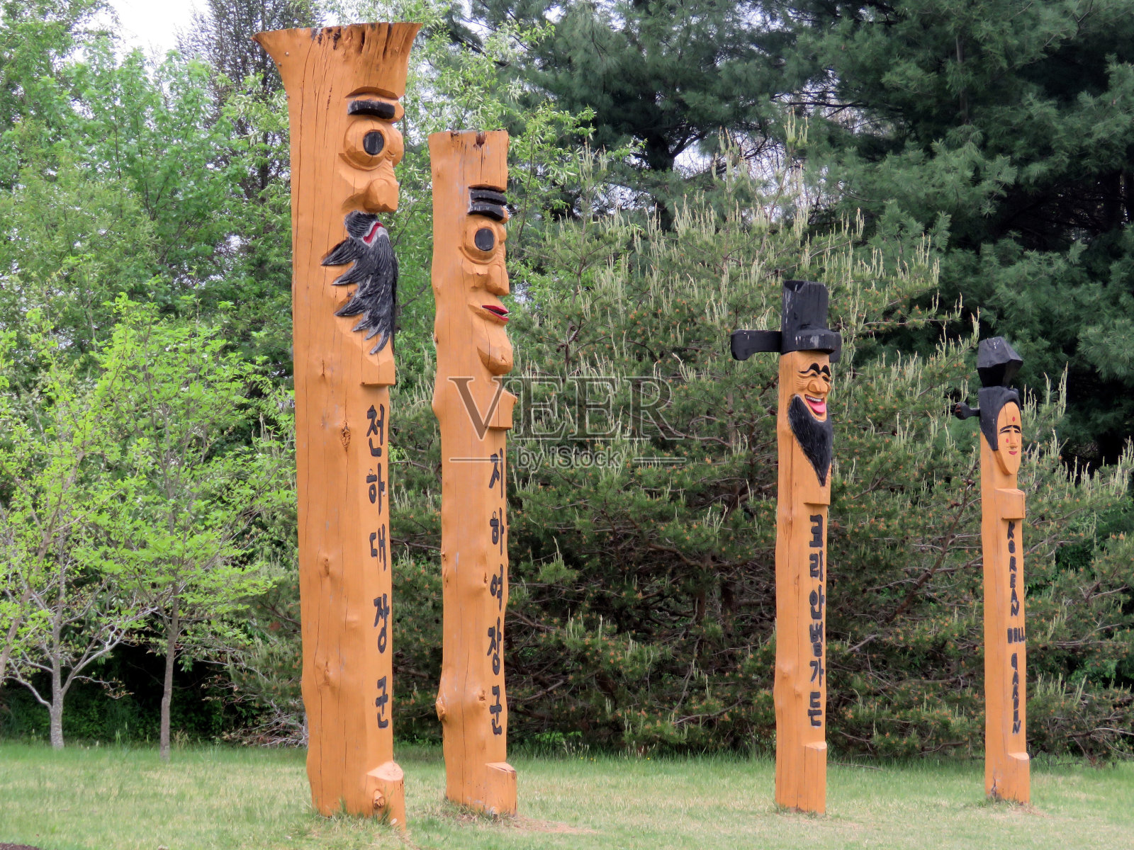 2016年维也纳韩国贝尔花园图腾照片摄影图片