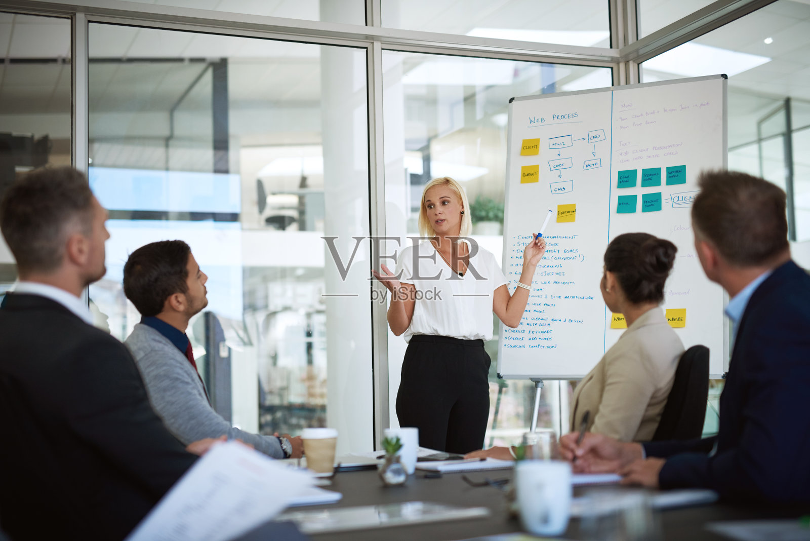 她有很多好主意照片摄影图片