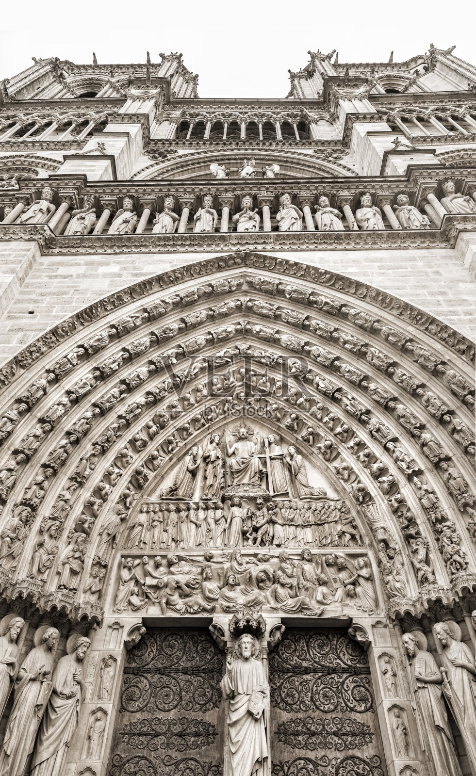 巴黎圣母院照片摄影图片