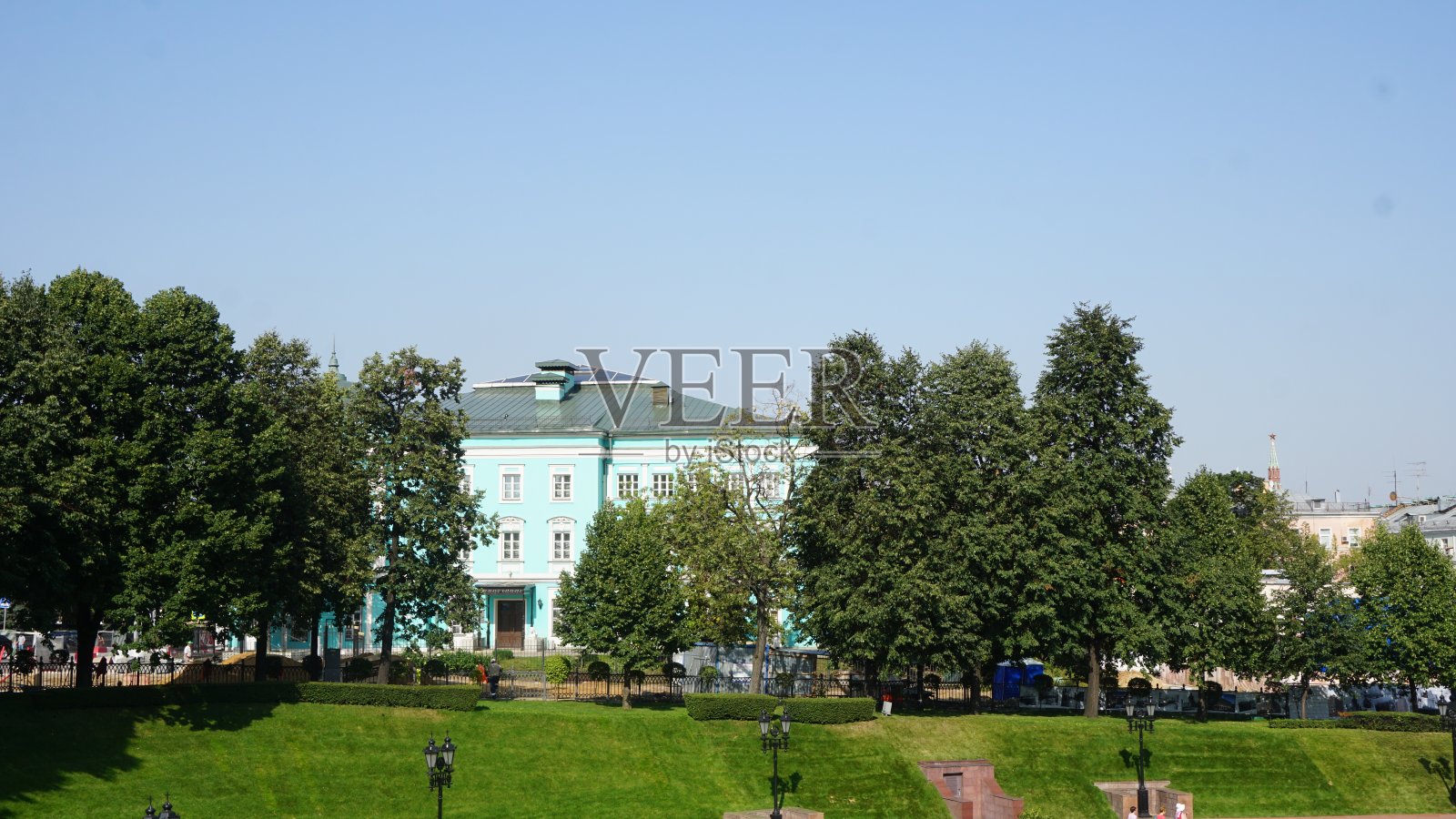 莫斯科基督救世主大教堂。照片摄影图片