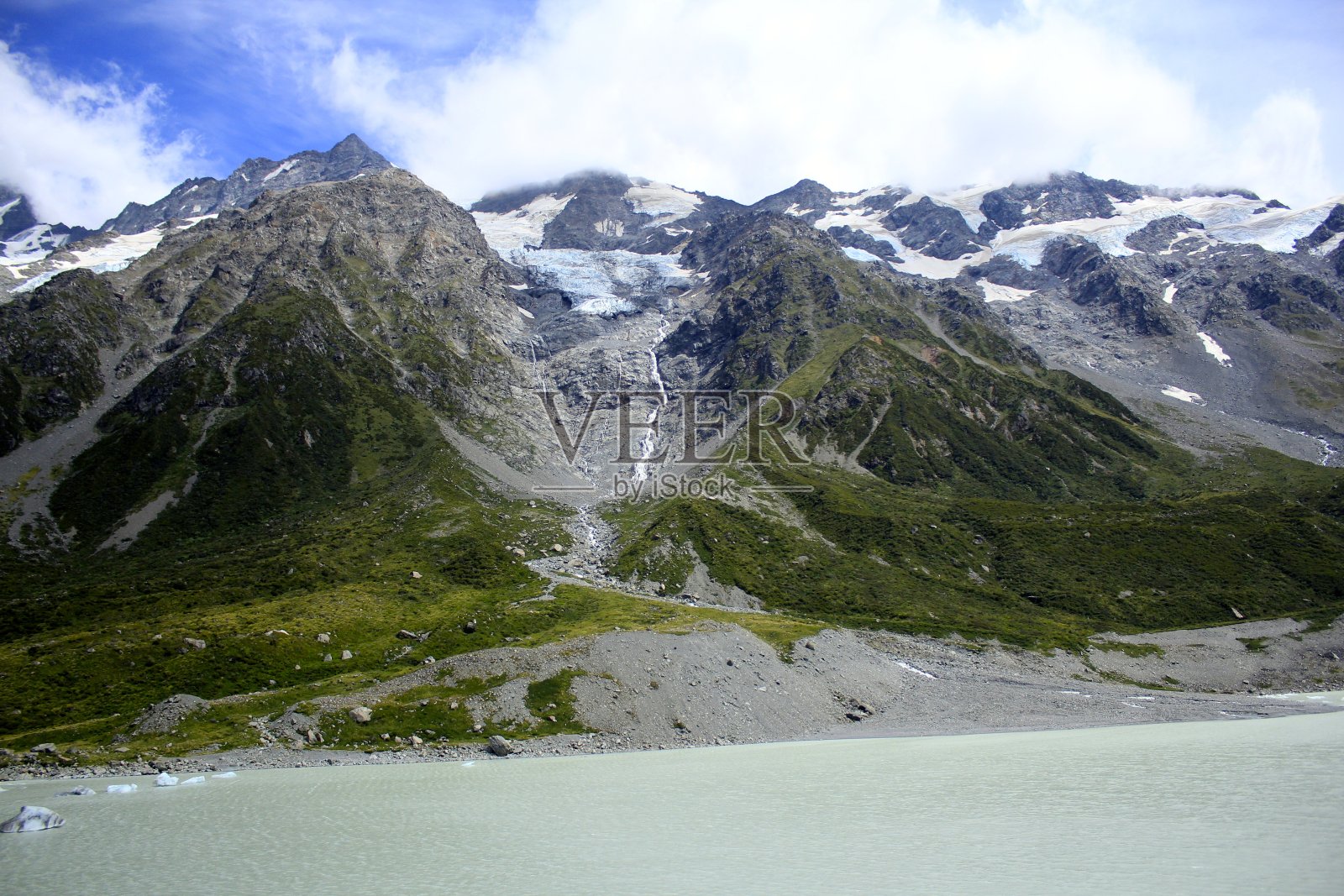 新西兰南岛库克山照片摄影图片