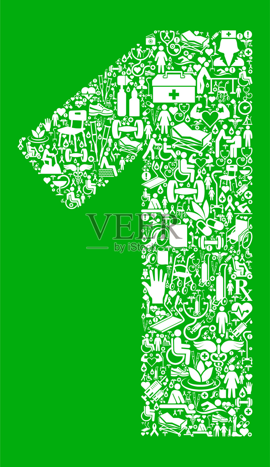 第1号花园和园艺矢量图标模式插画图片素材