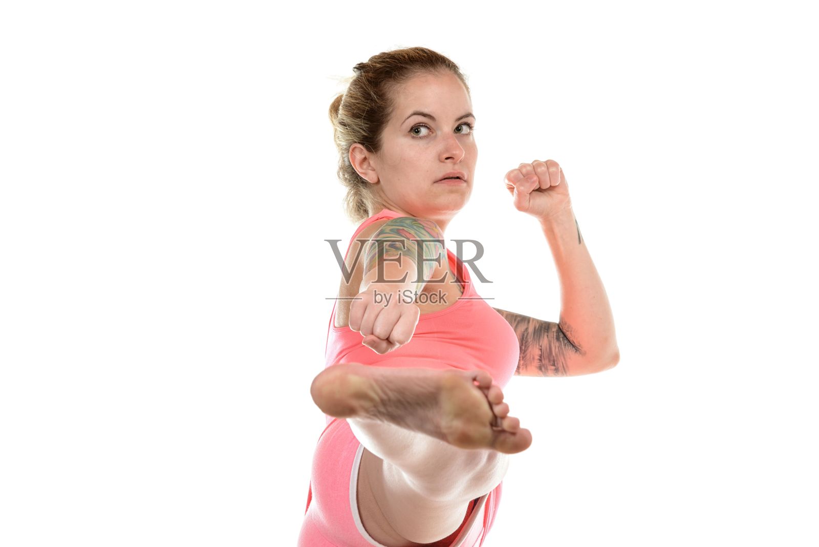 Kickbox信心照片摄影图片