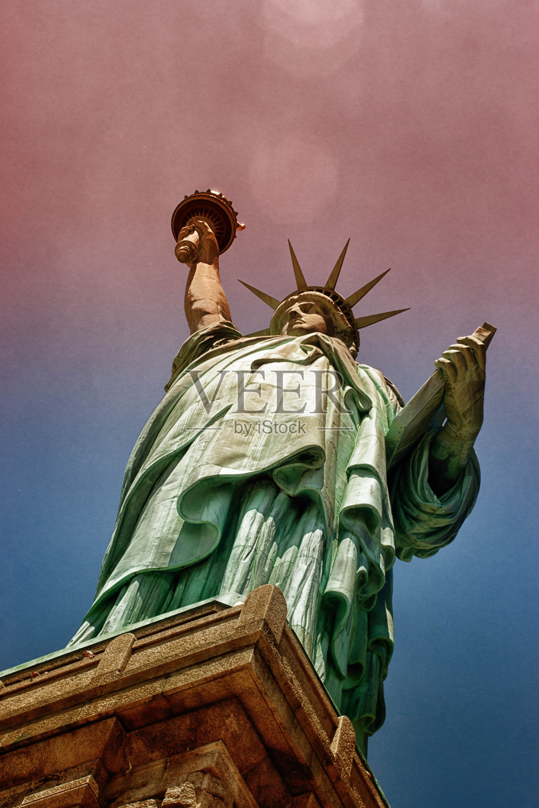 自由女神像照片摄影图片