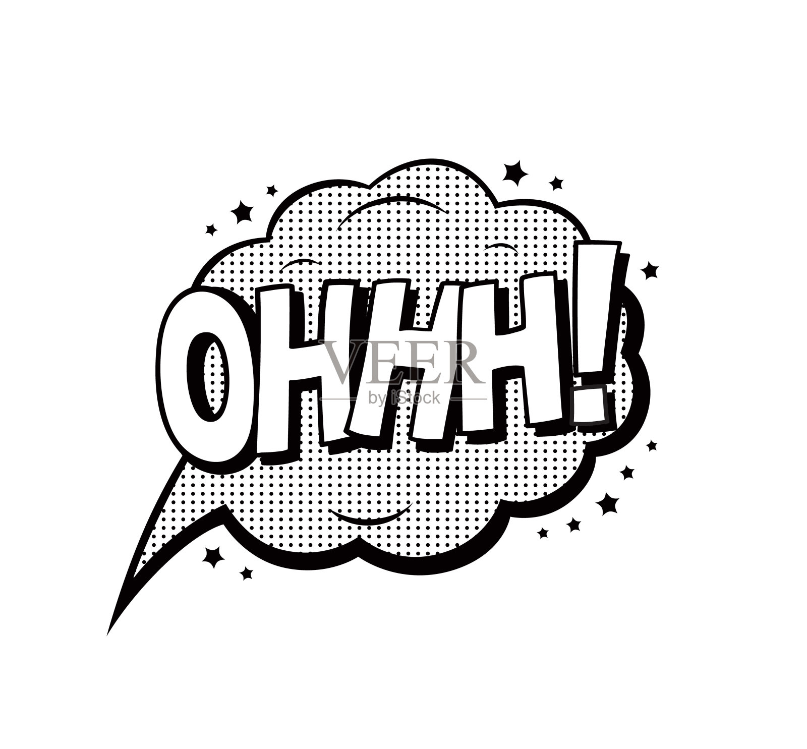 波普风格贴纸插画图片素材