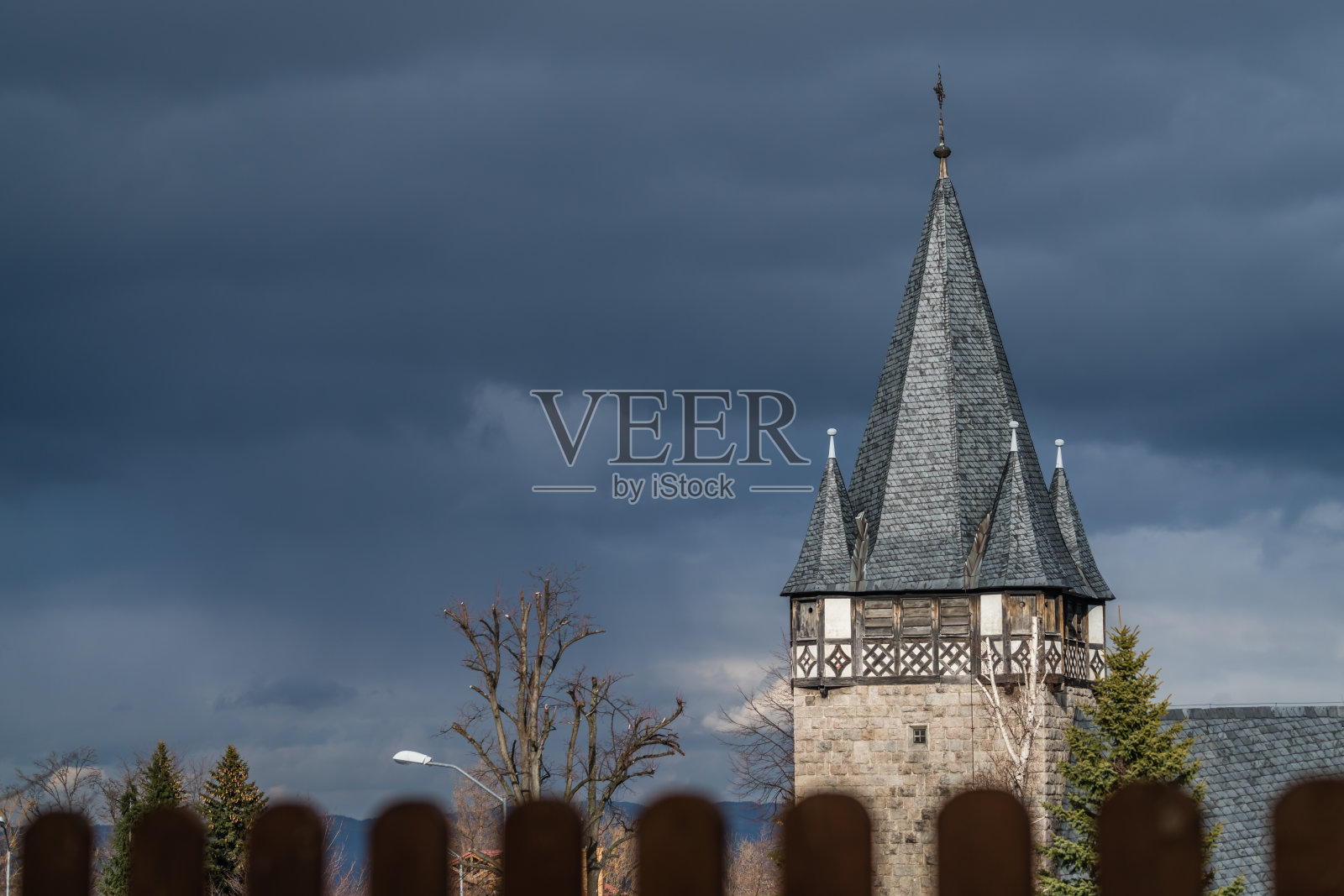 耶稣基督最神圣的心教堂的塔照片摄影图片