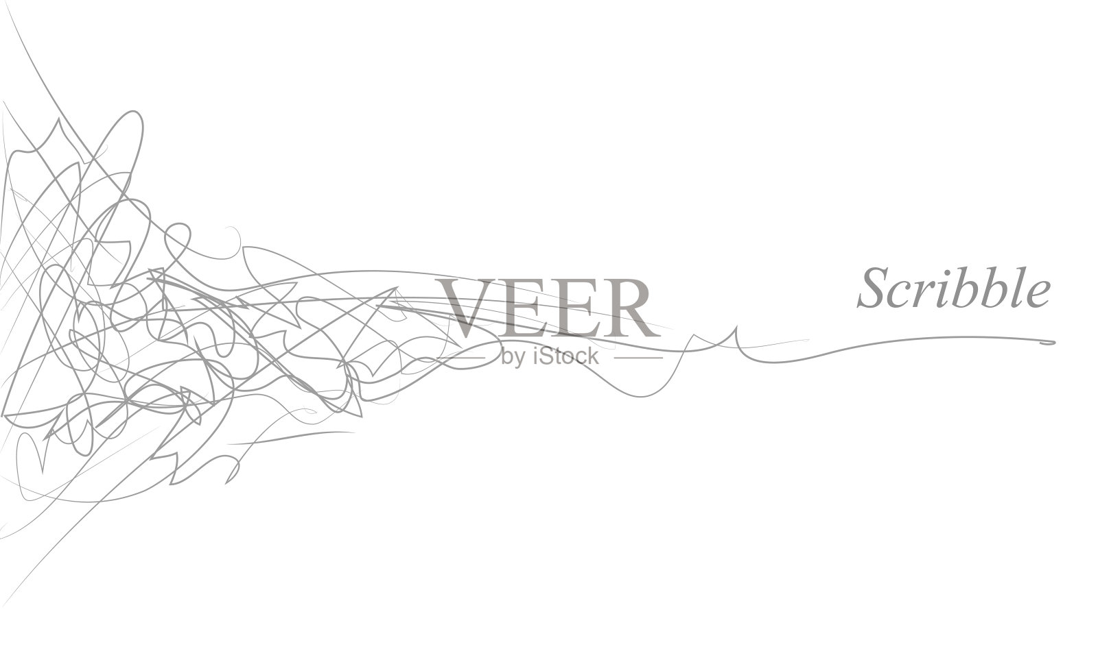 潦草插画图片素材