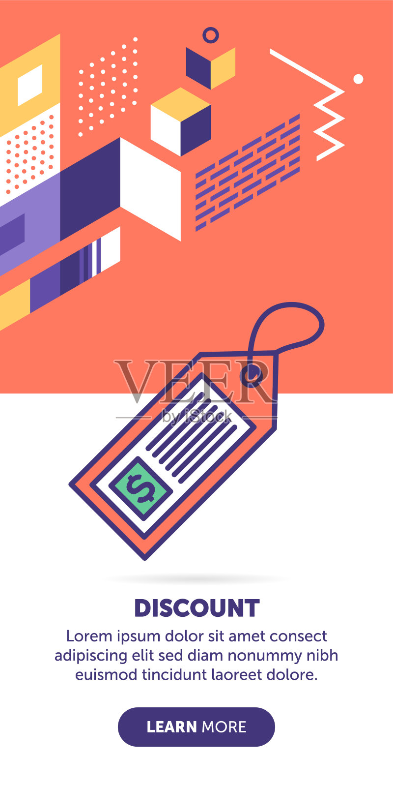 折扣横幅插画图片素材