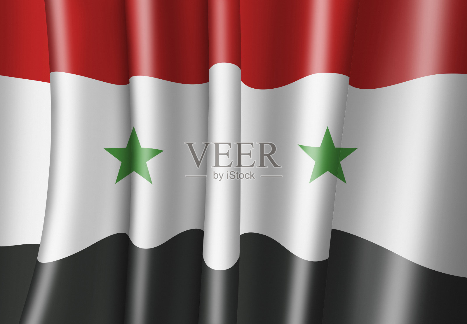 叙利亚国旗插画插画图片素材