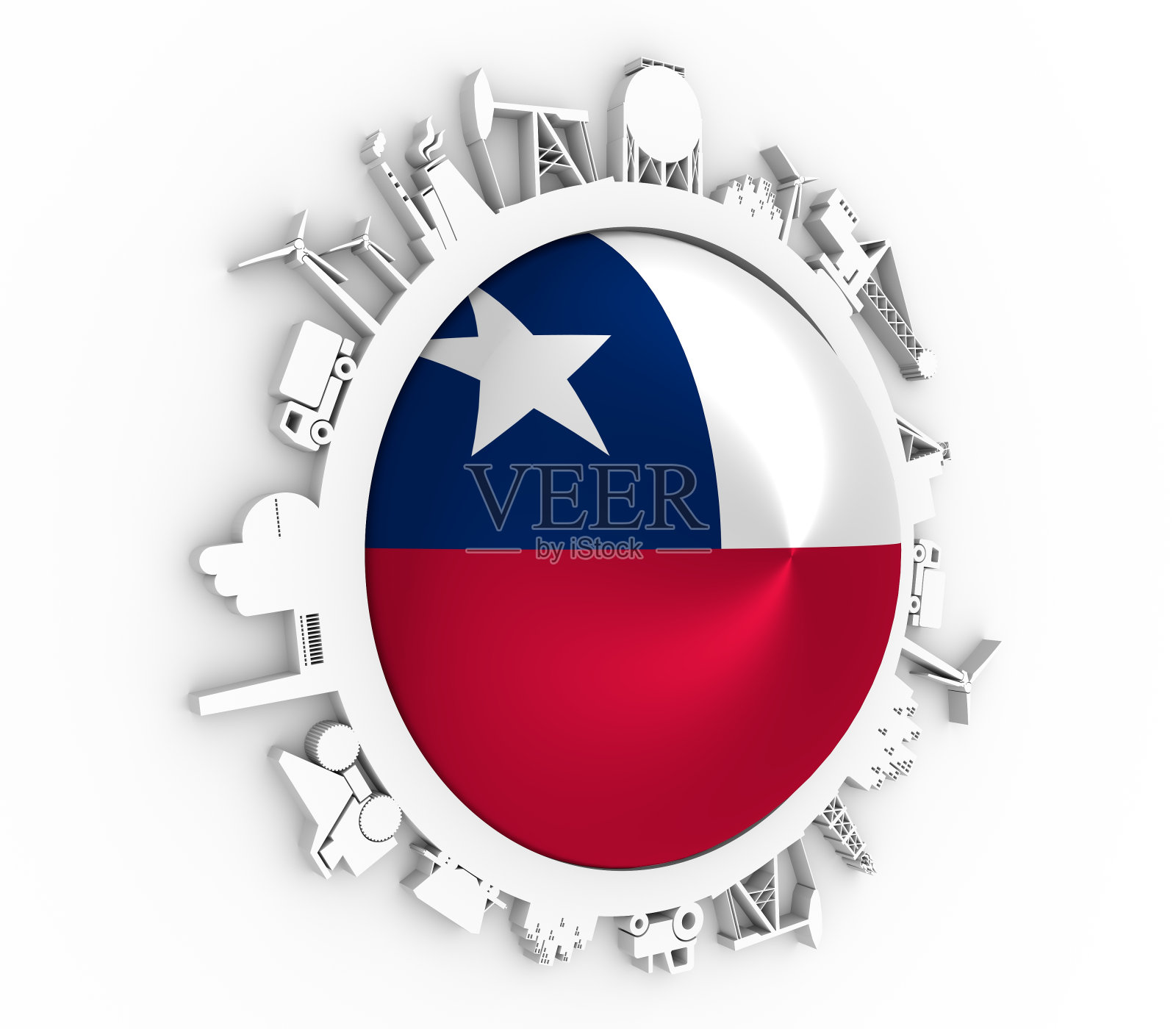 圈与行业相关的轮廓照片摄影图片