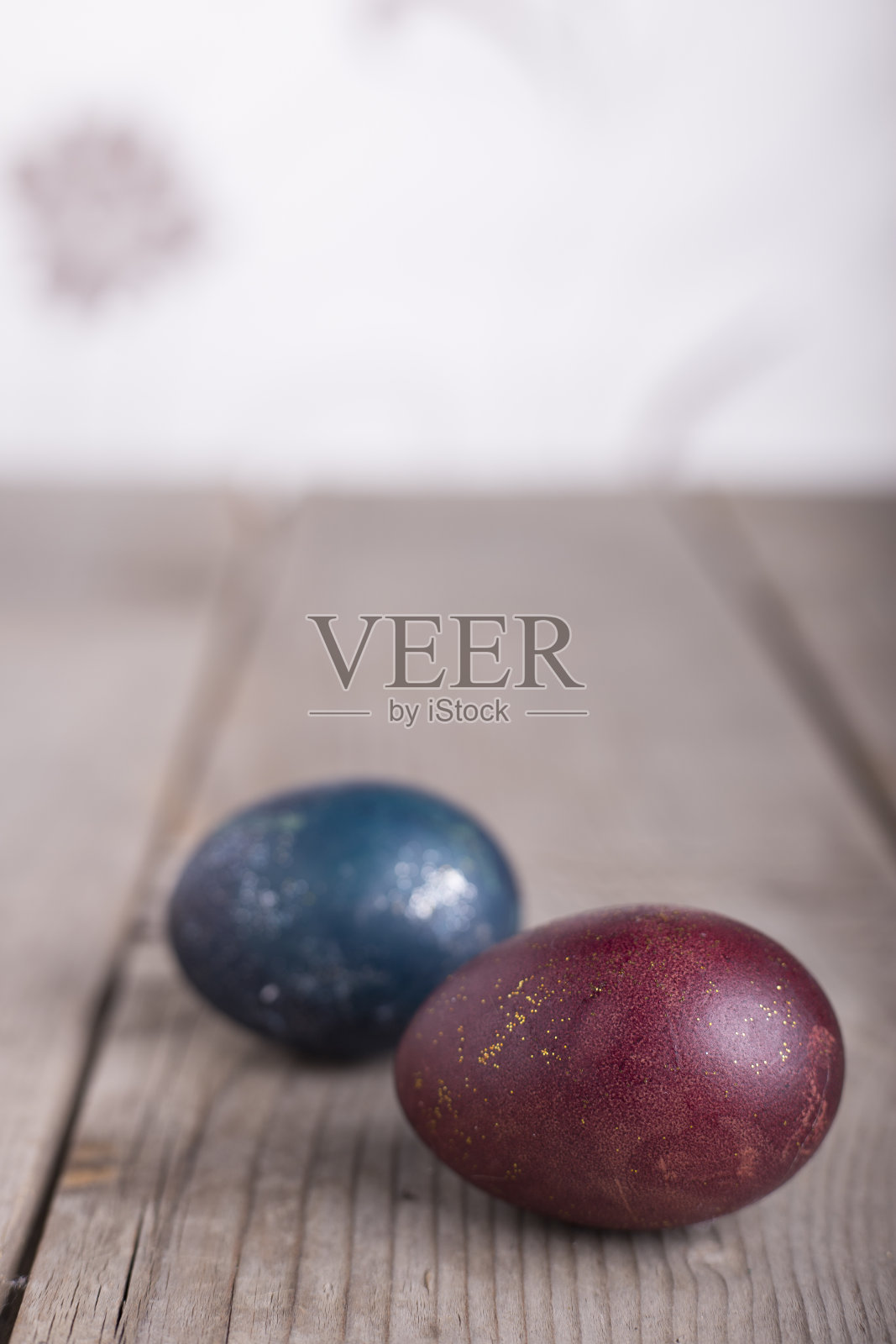 丰富多彩的东部鸡蛋。副本的空间。有选择性的重点照片摄影图片