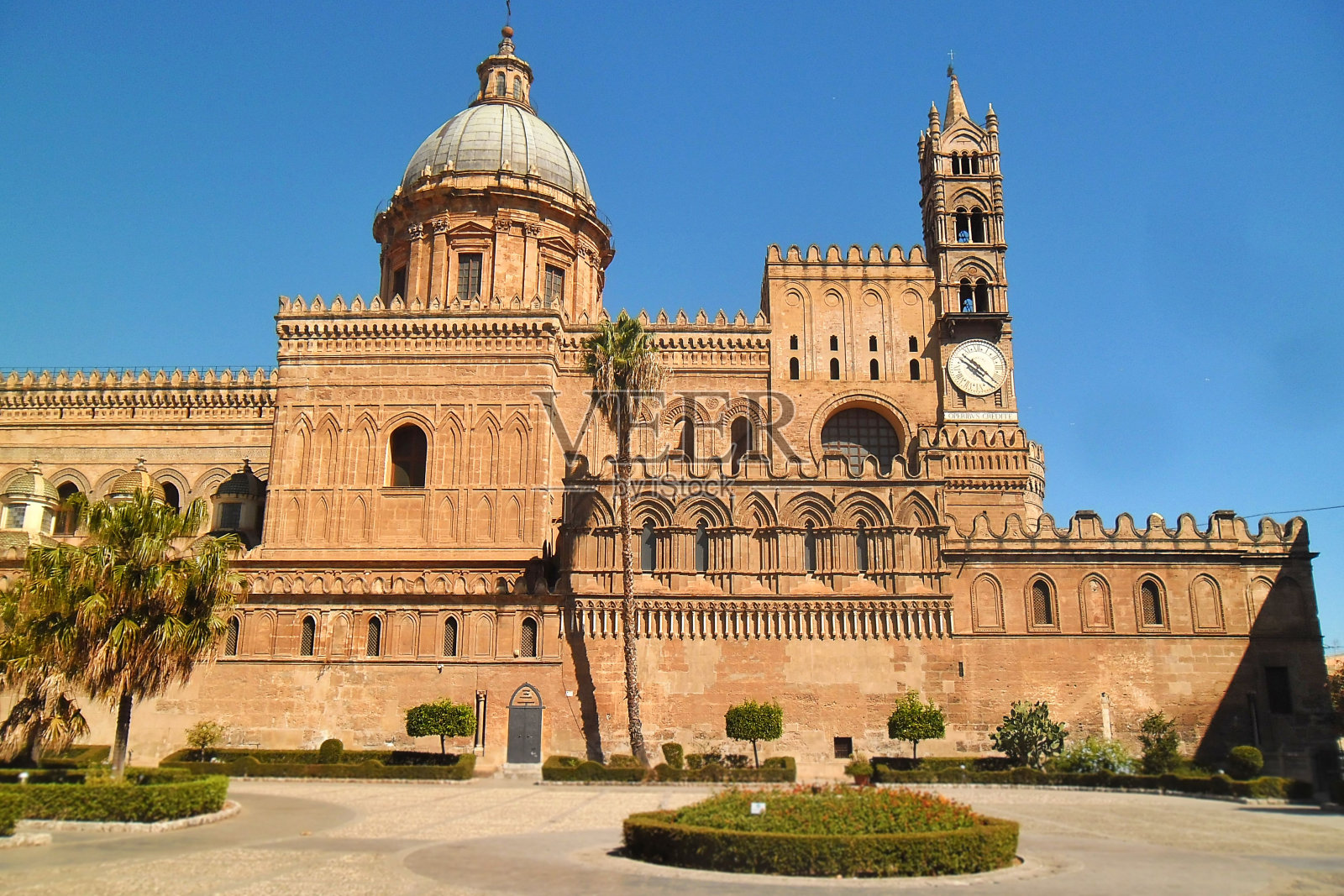 巴勒莫大教堂照片摄影图片