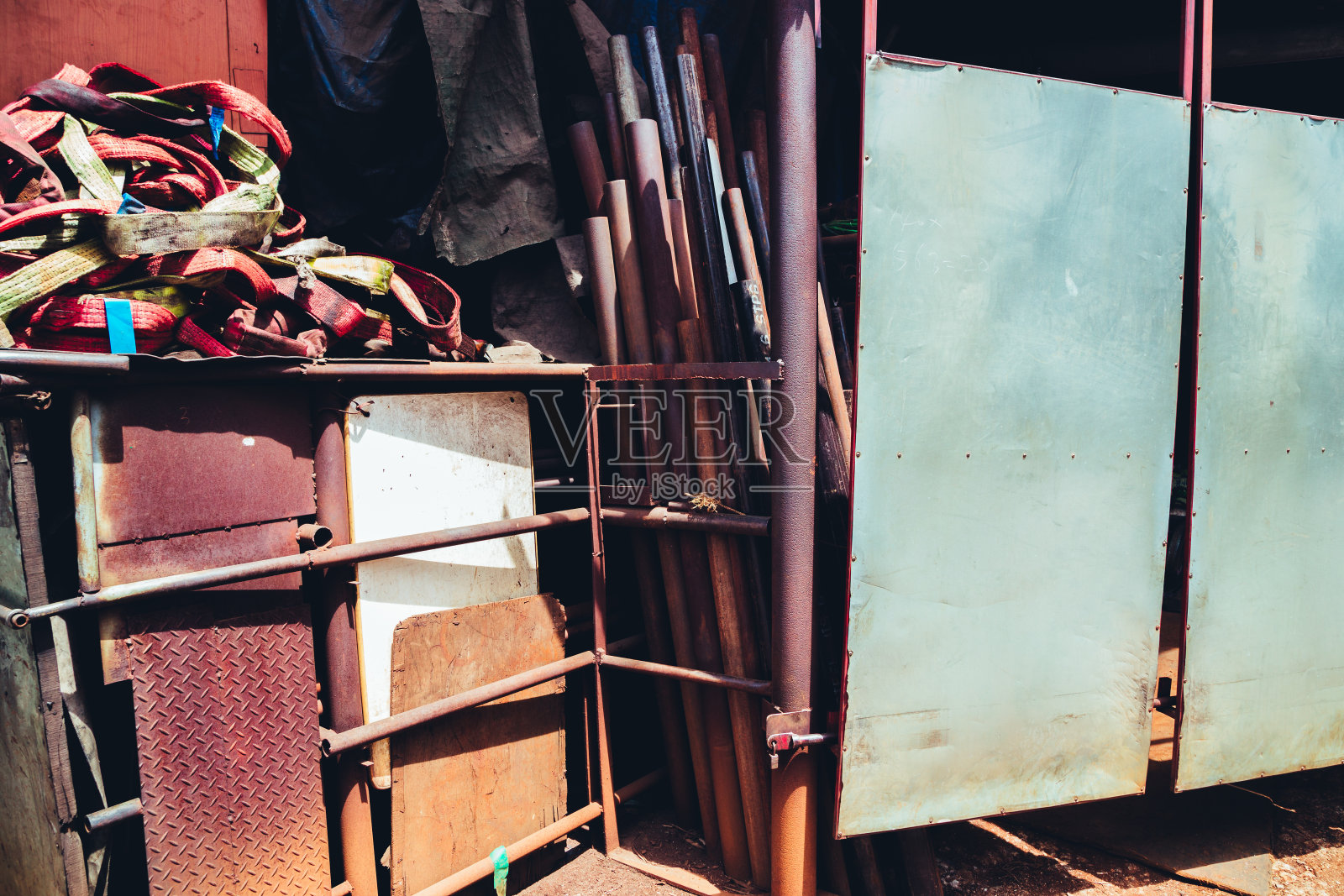 韩国首尔毛拉洞钢铁厂照片摄影图片