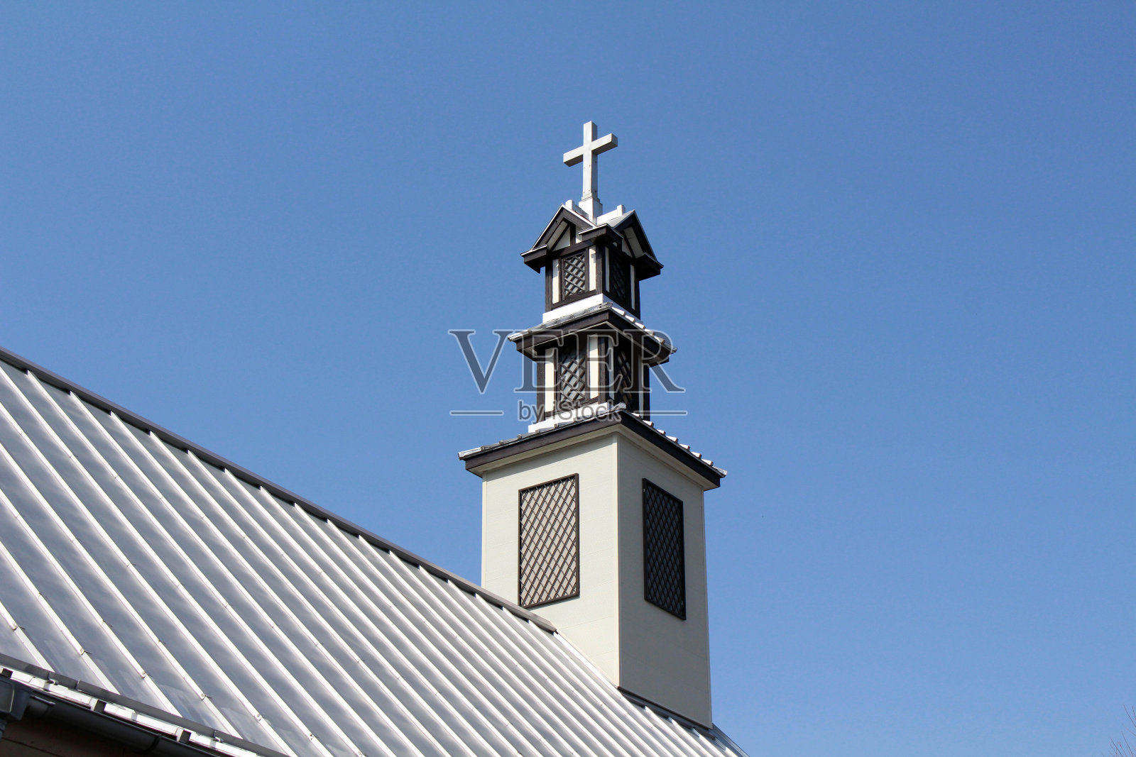 日光的圣安东尼天主教堂。一座简单的木制教堂照片摄影图片