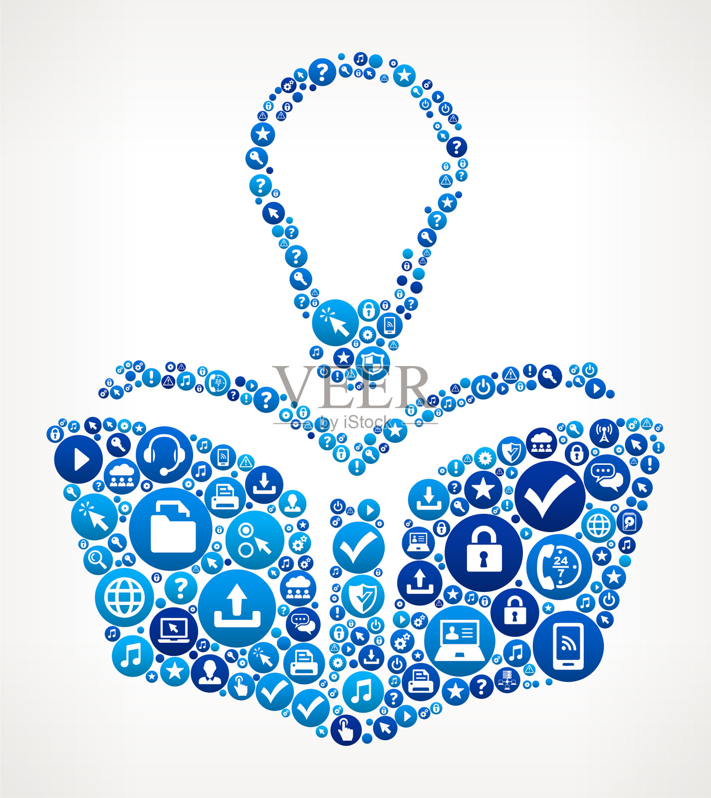 阅读想法计算机技术支持插画图片素材