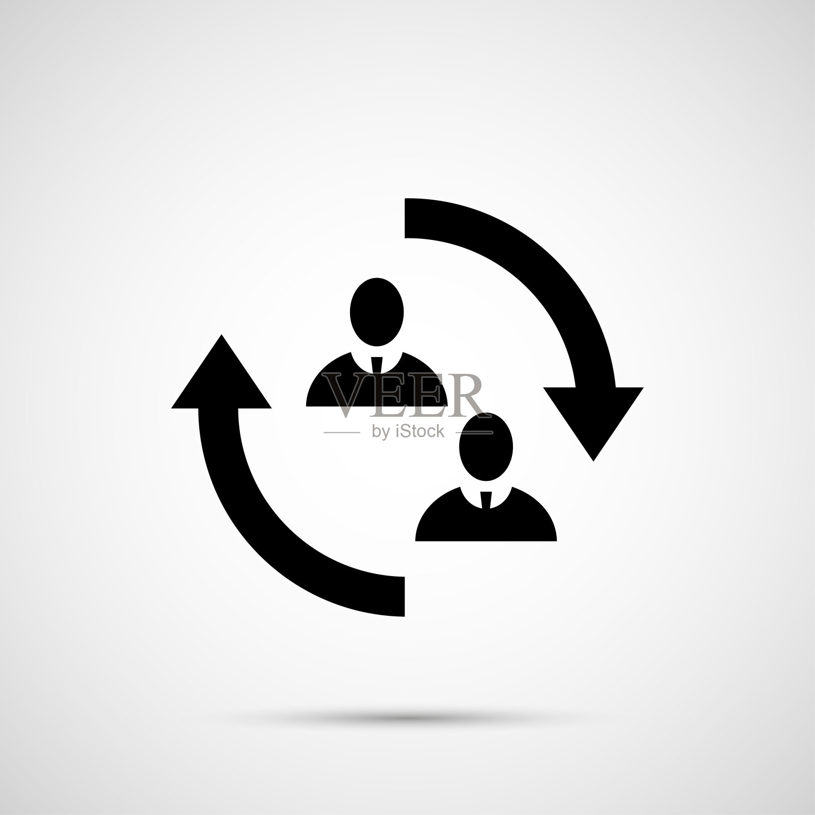 人矢量设计。2人图标设计元素图片