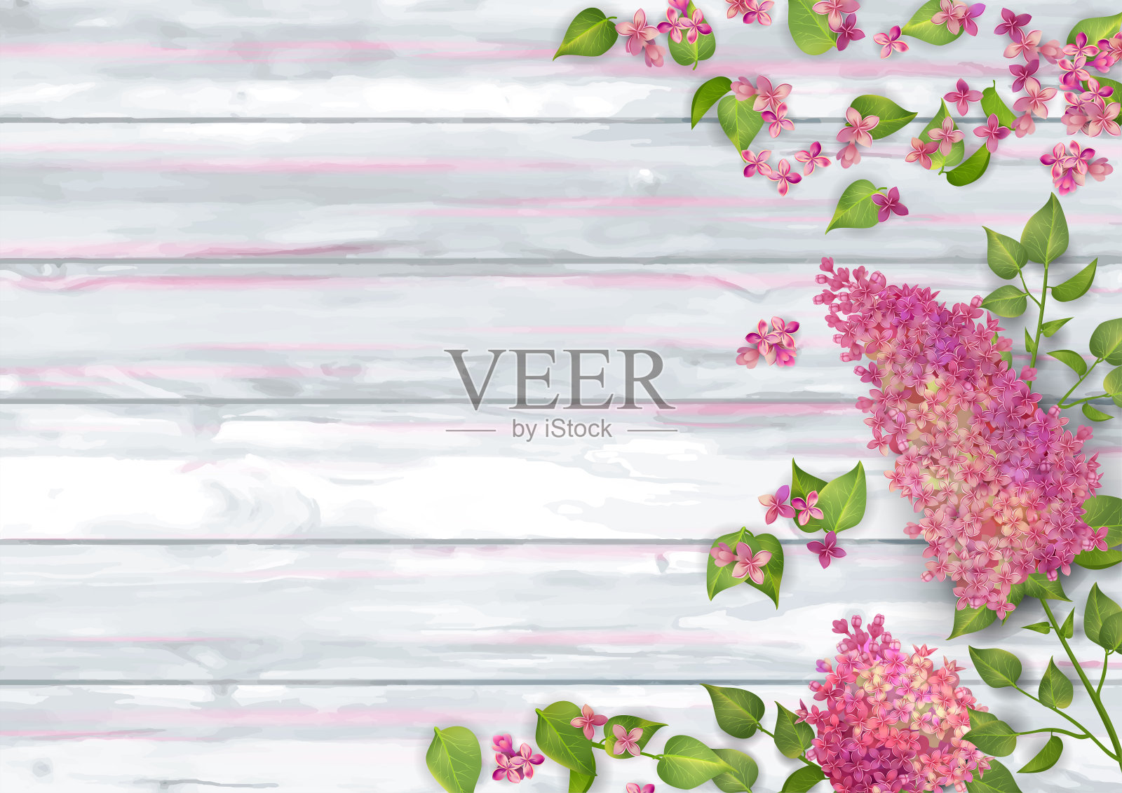 Spring Top View背景插画图片素材