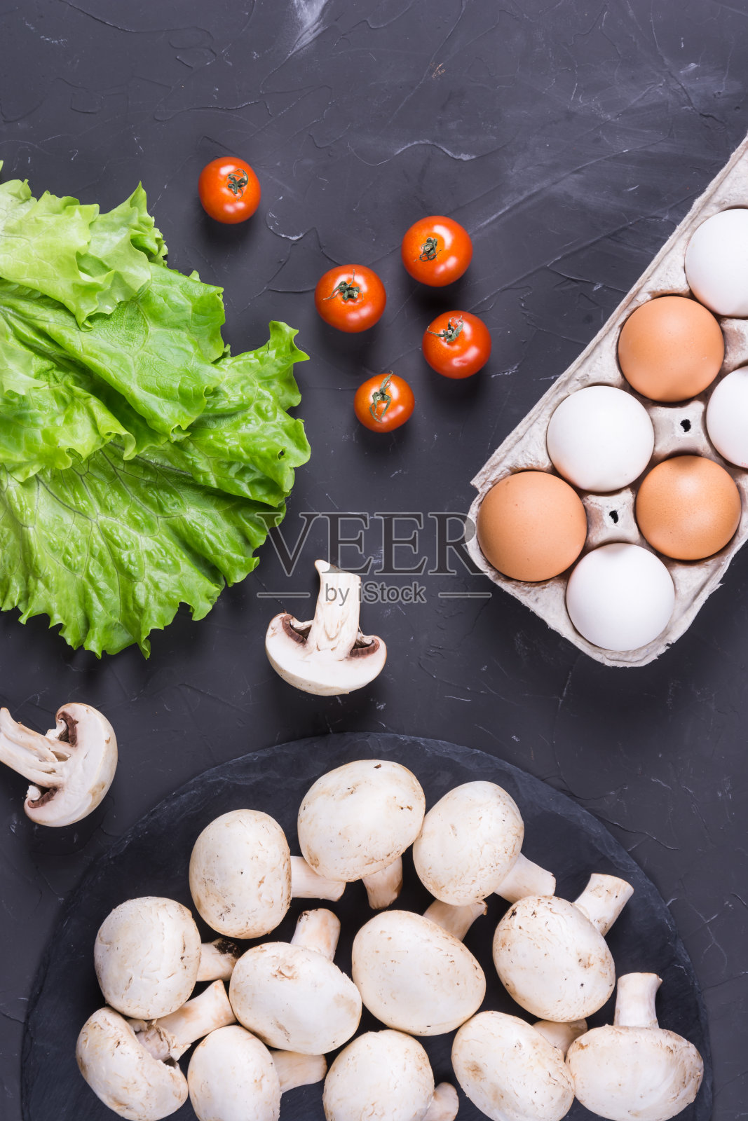 新鲜的棕色香菇照片摄影图片