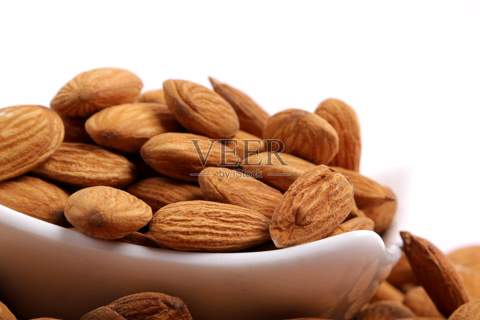 杏仁,白色的杏仁照片摄影图片