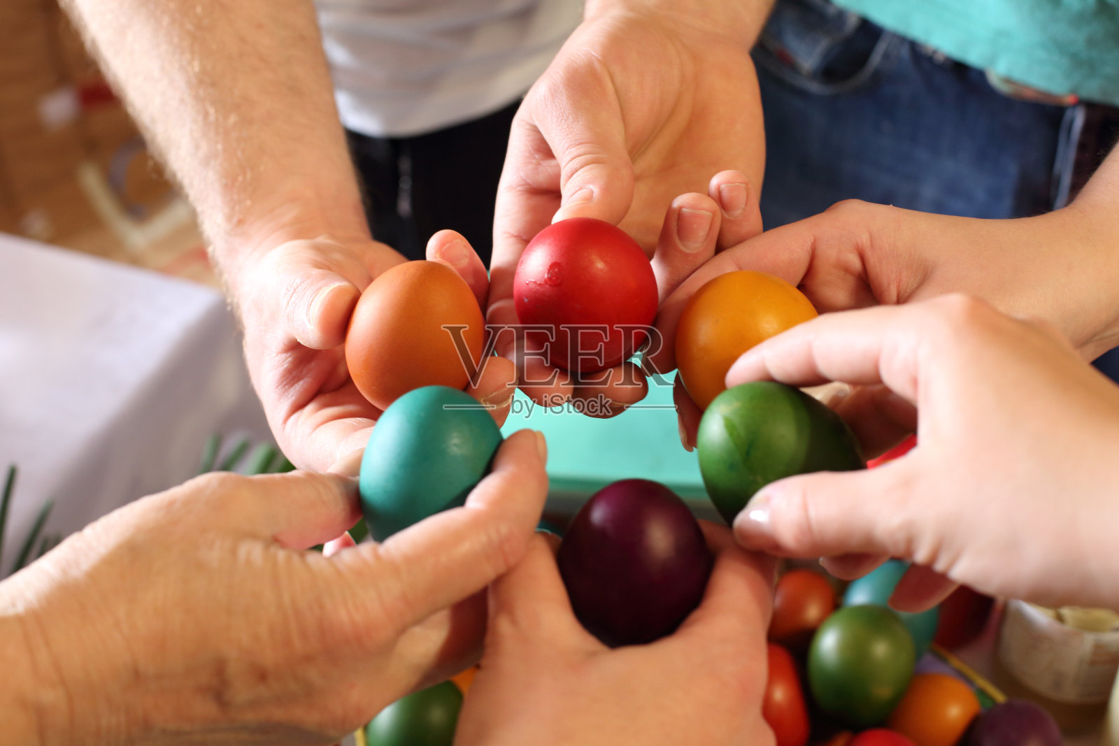 复活节彩蛋照片摄影图片