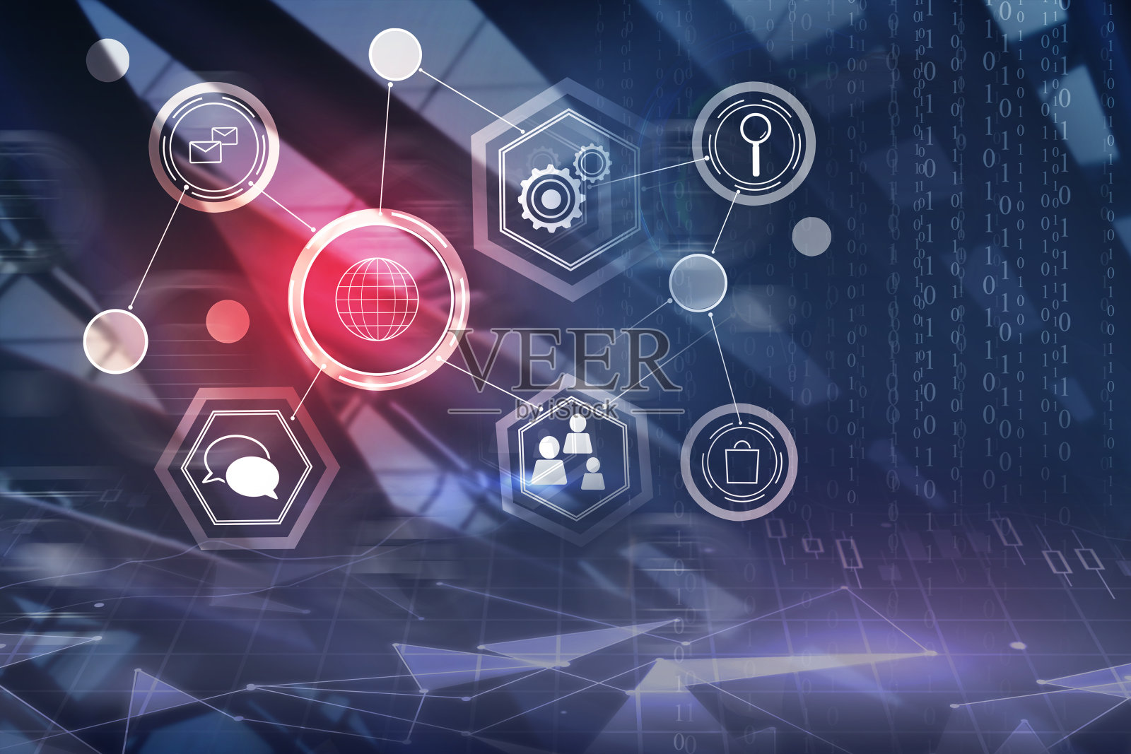 分析和媒体概念照片摄影图片