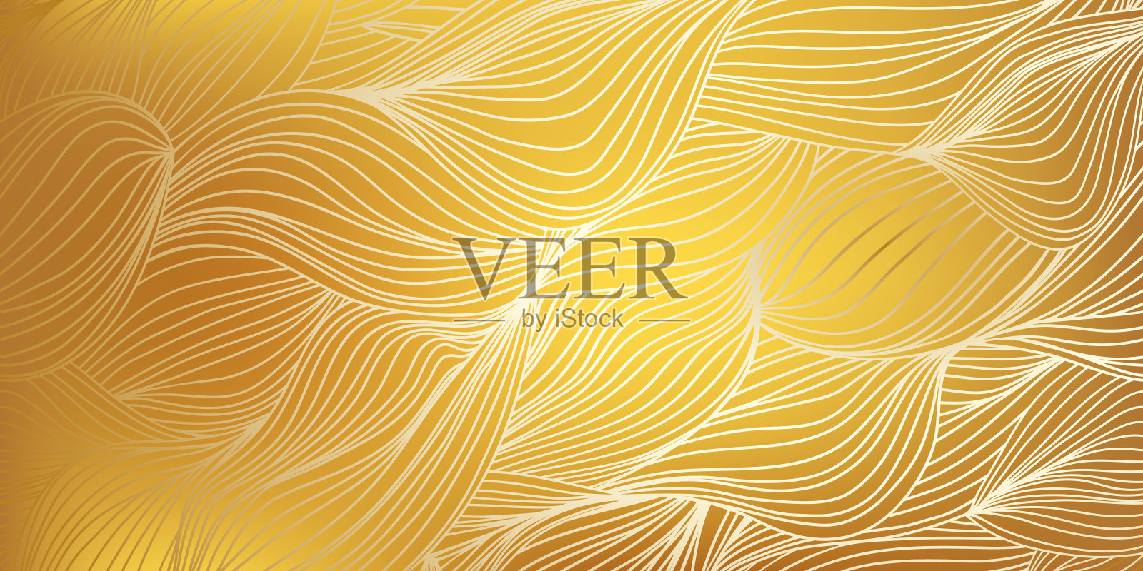 金波背景插画图片素材