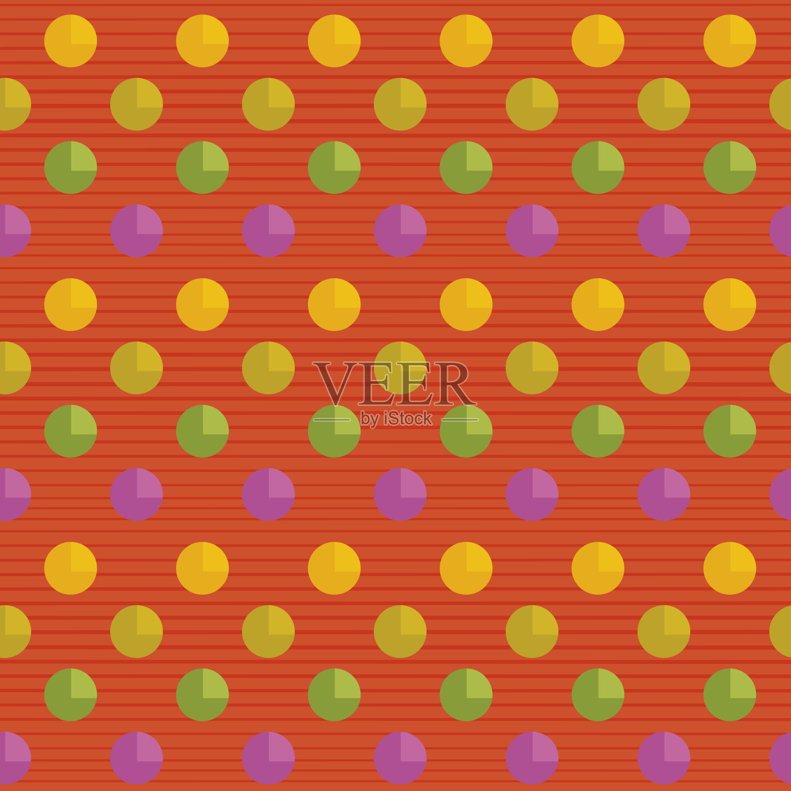 抽象的波点图案插画图片素材