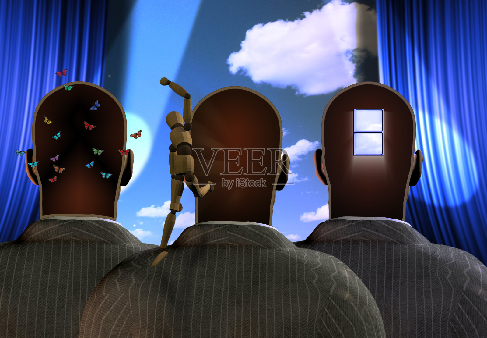 希望插画图片素材