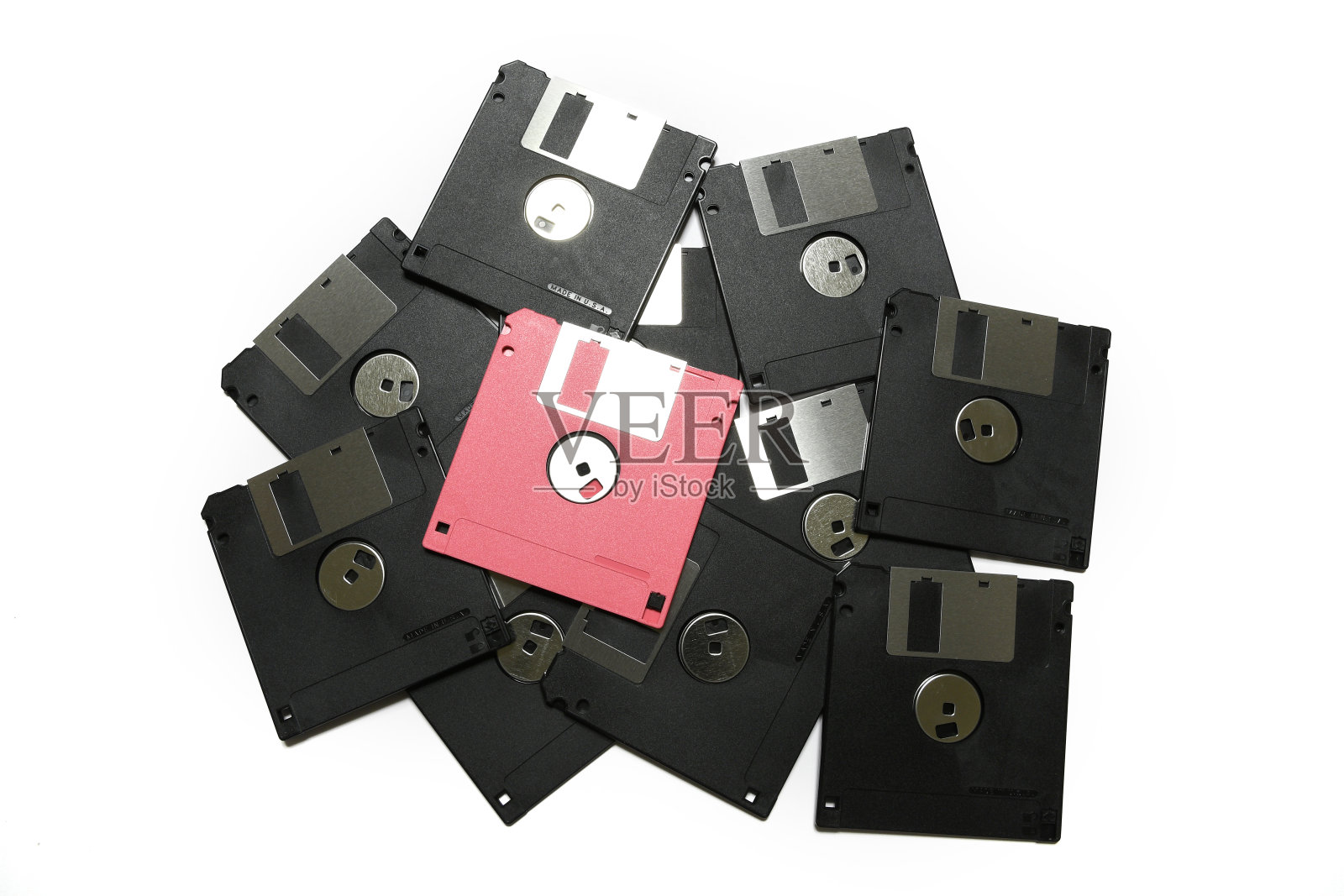 旧电脑软盘照片摄影图片