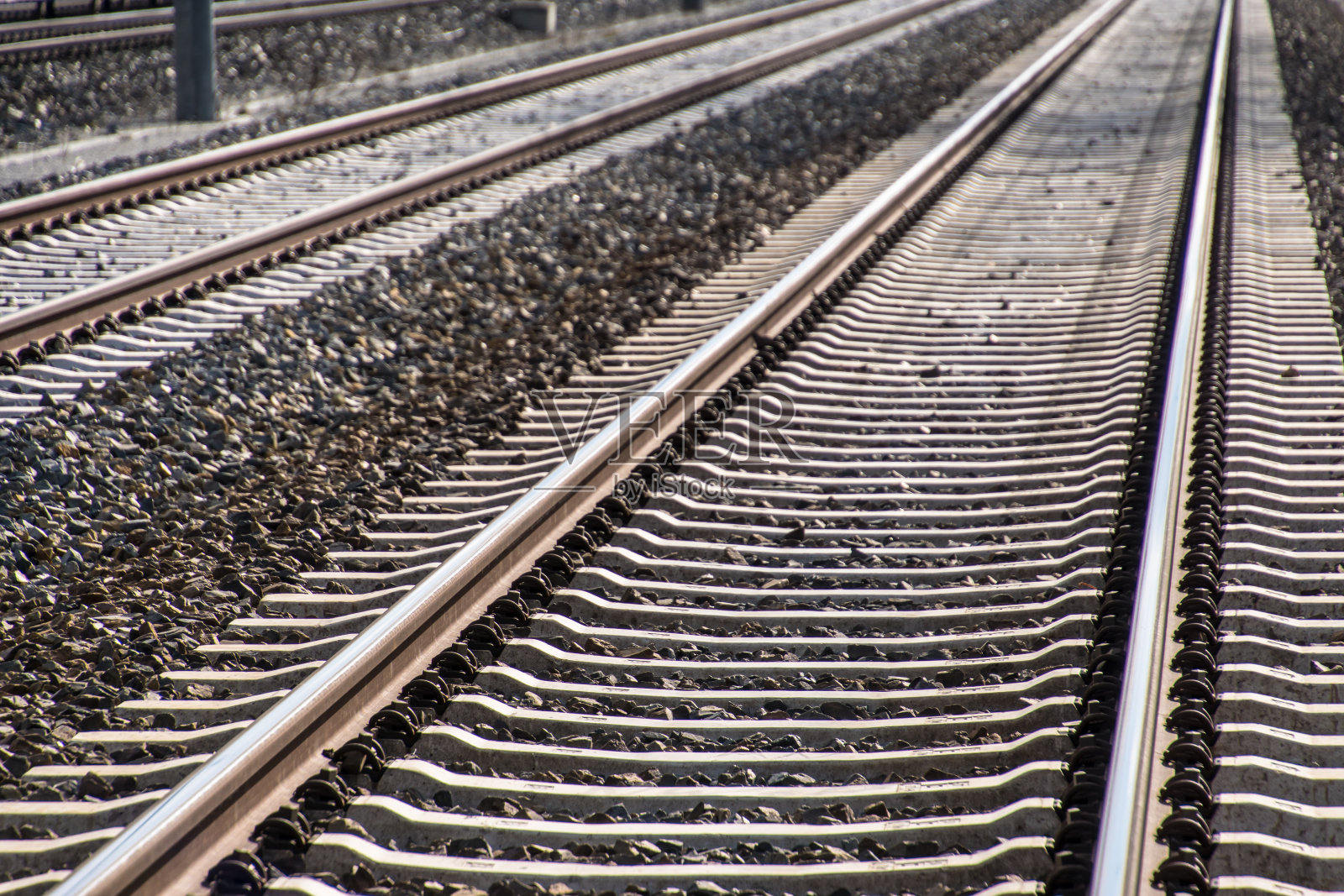 铁路轨道的特写照片摄影图片