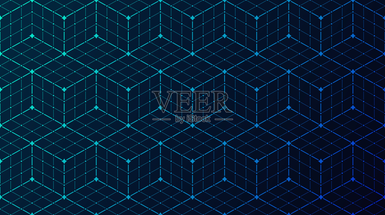 无缝块数据连接网络背景插画图片素材