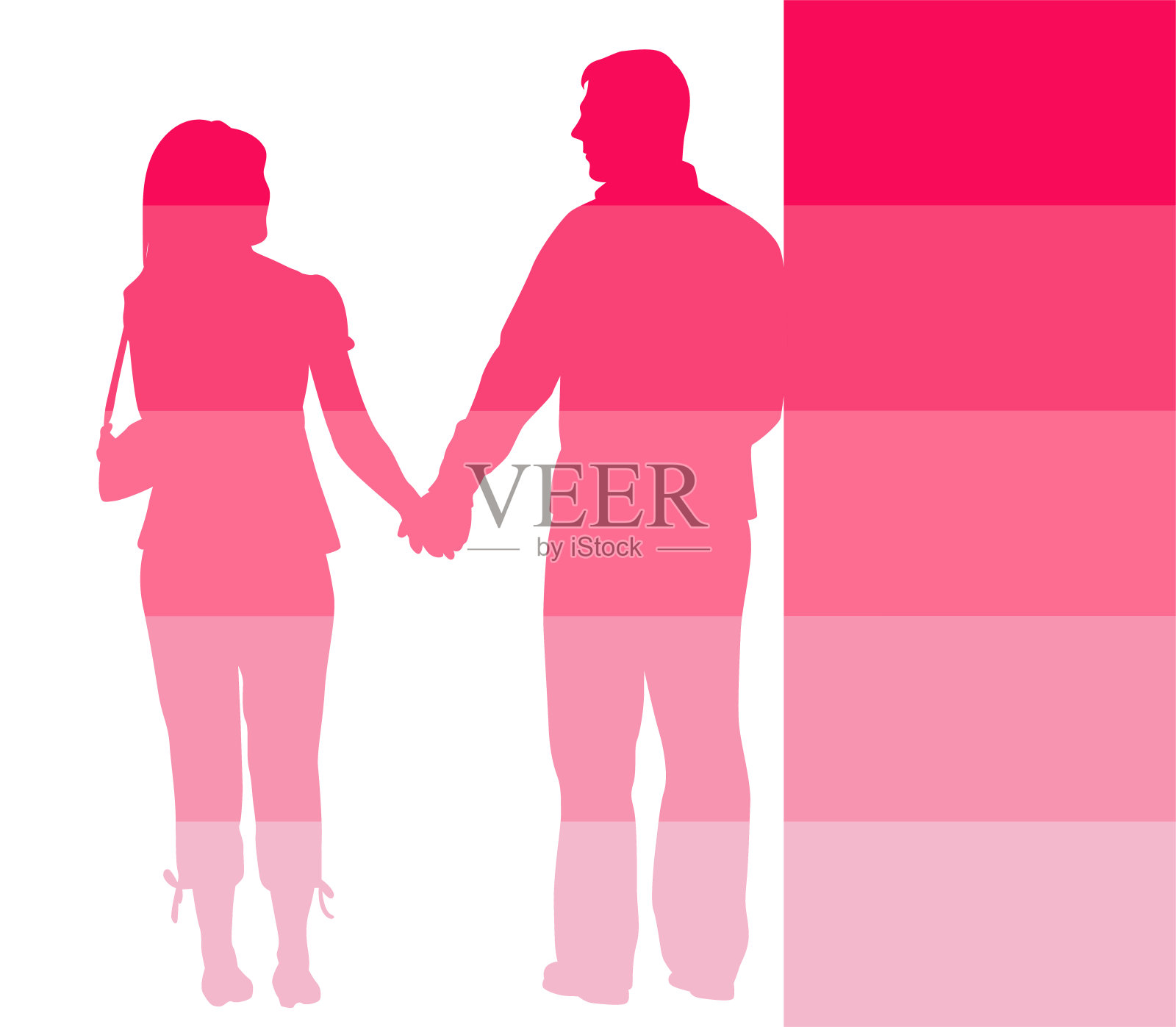 我们发现爱插画图片素材