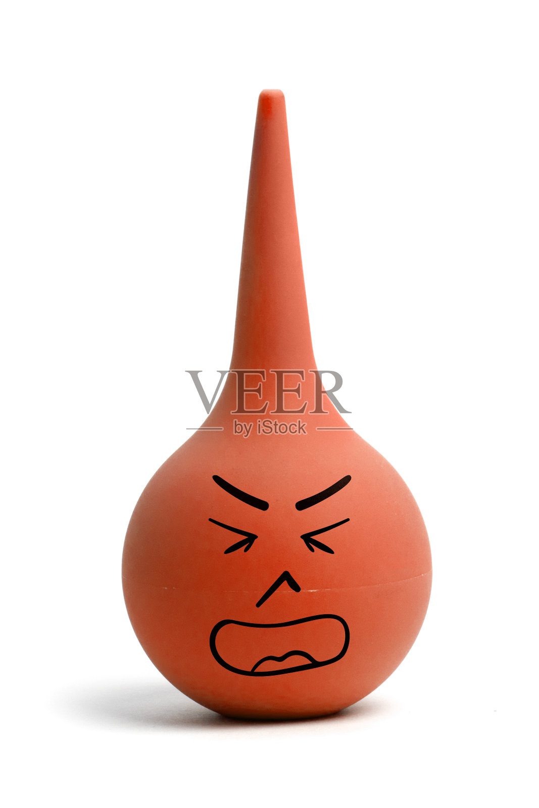 有趣的红色卡通灌肠照片摄影图片