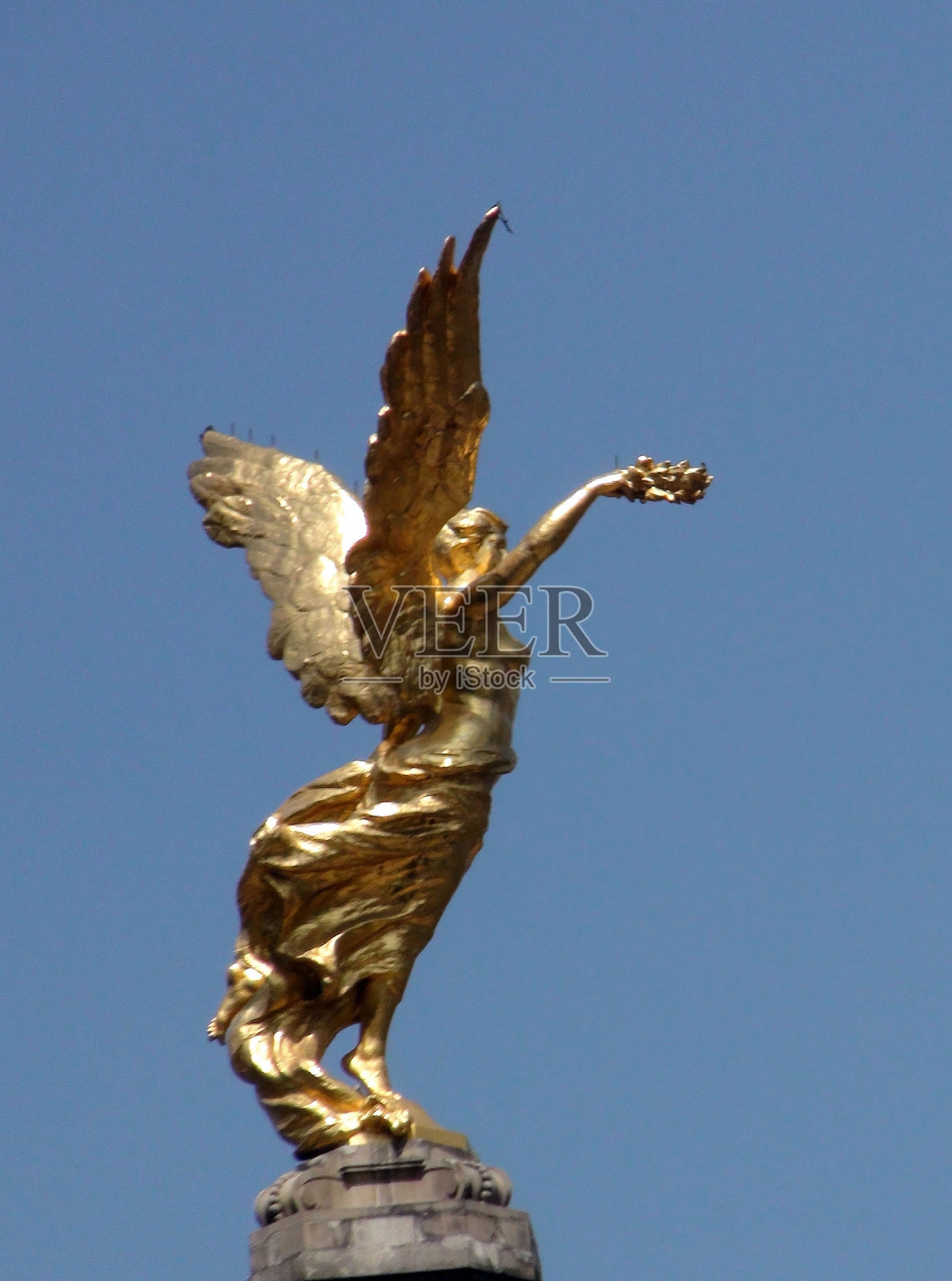 墨西哥城的独立天使雕像照片摄影图片