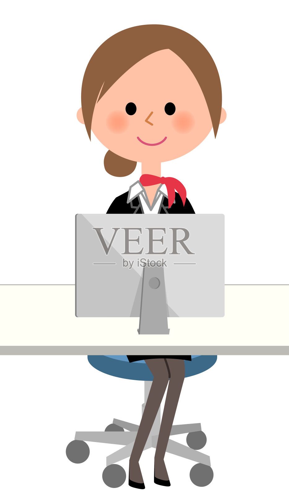 制服女人, PC设计元素图片