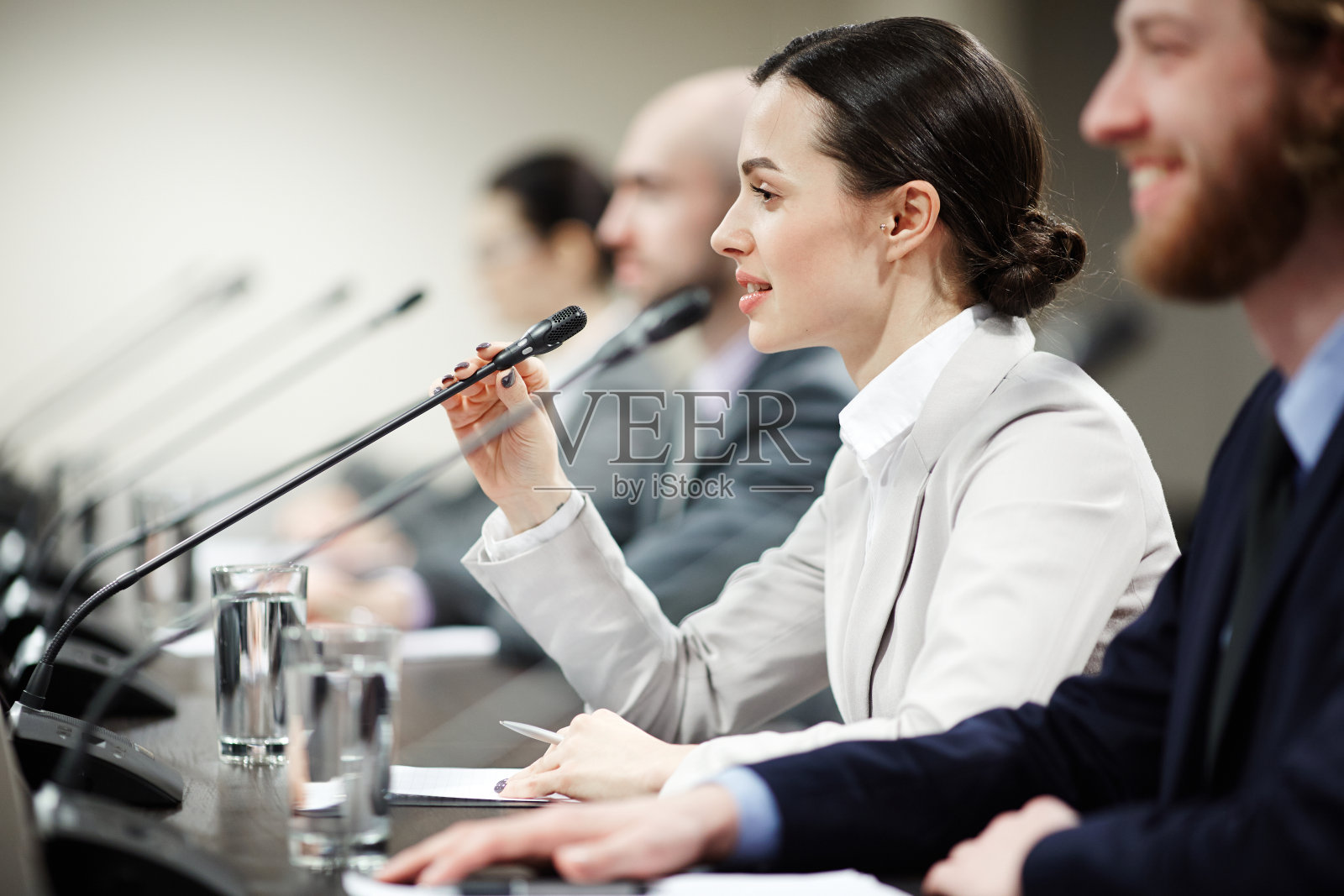 与观众照片摄影图片