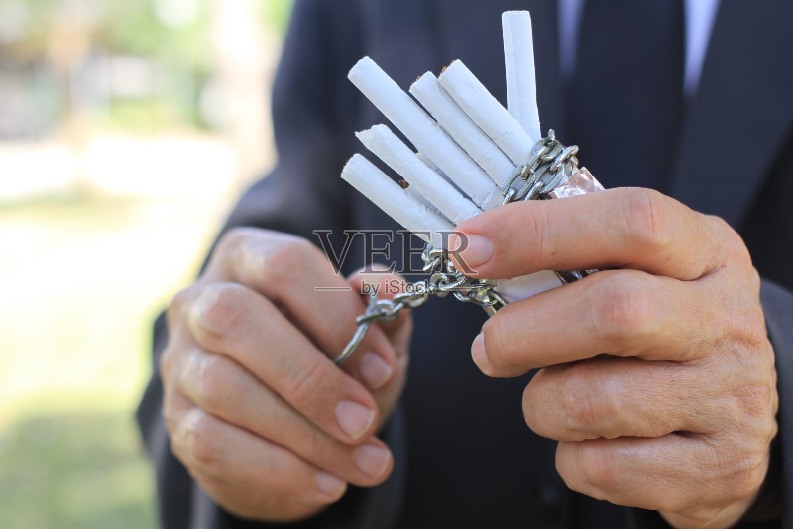 香烟是危险的概念世界无烟日照片摄影图片