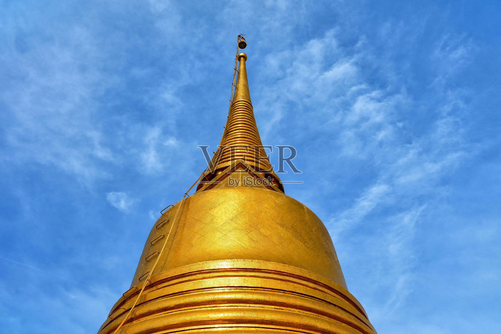 金山寺的特写。泰国的地标。照片摄影图片
