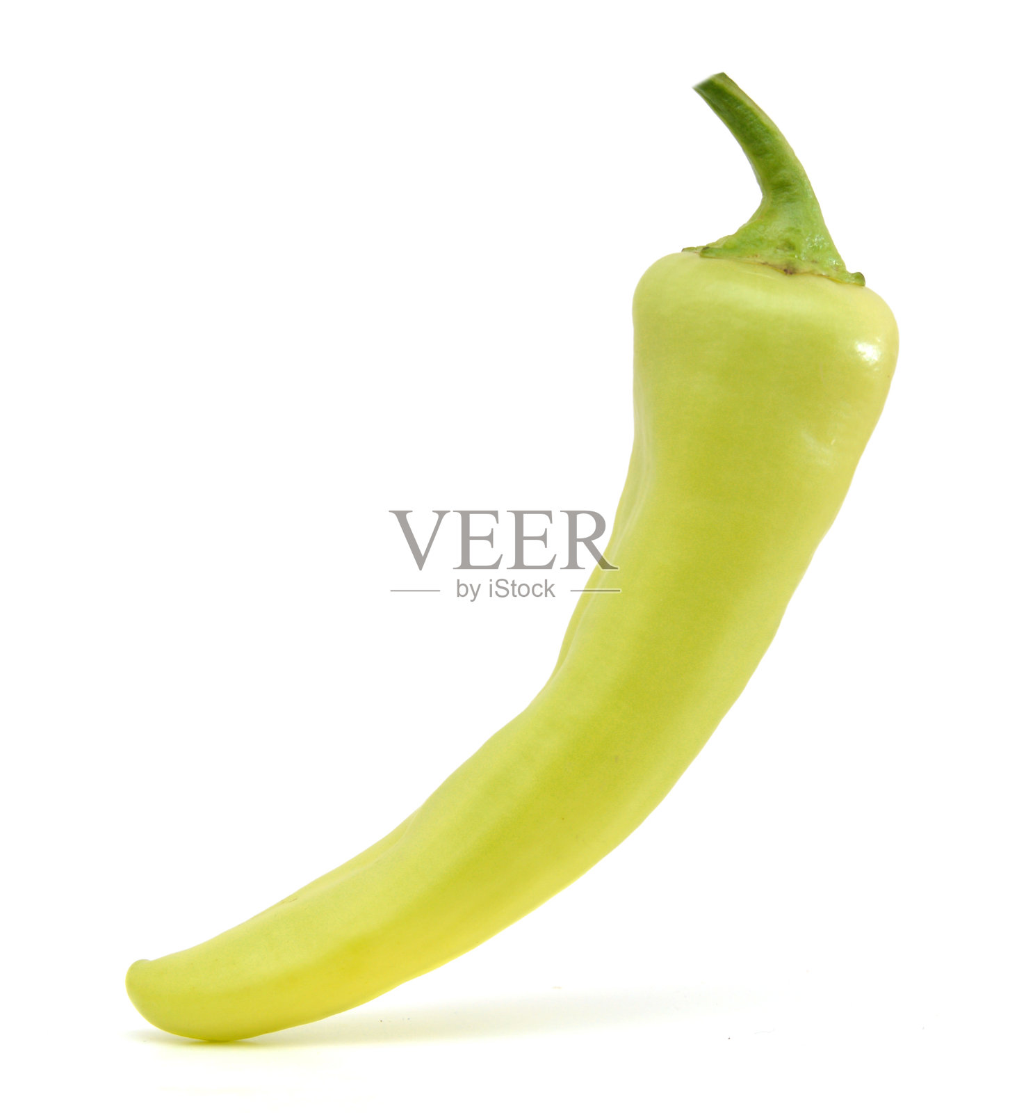 黄色香蕉辣椒在白色的背景照片摄影图片