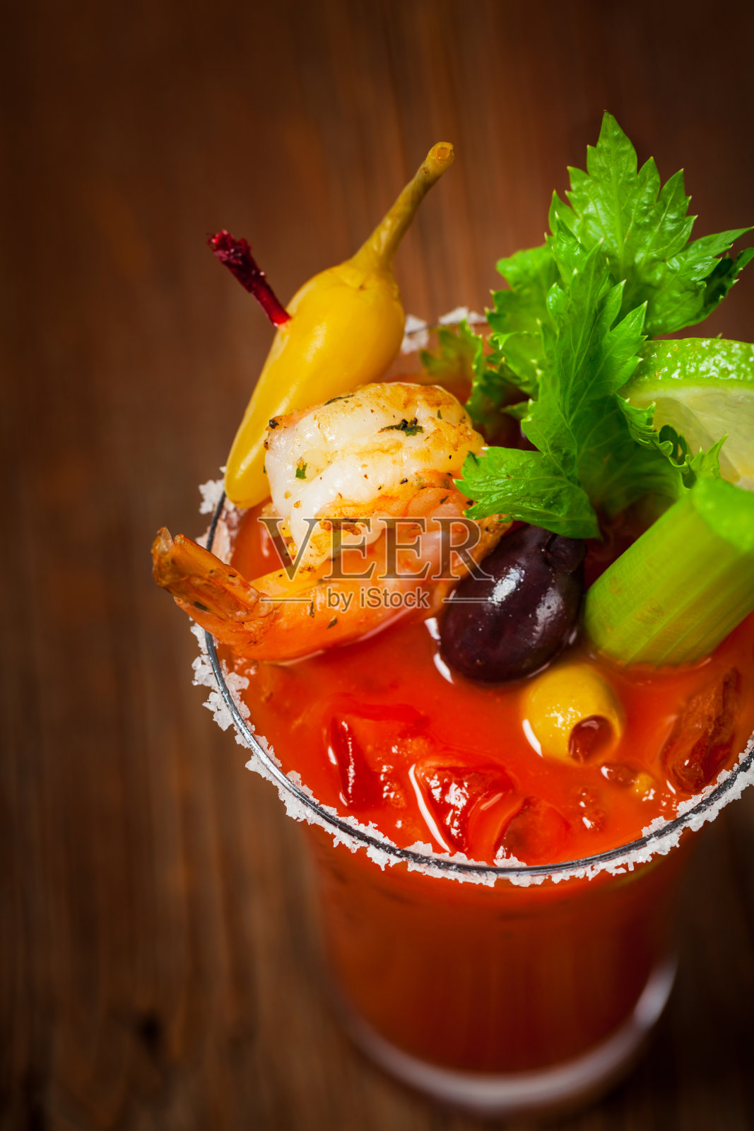 血腥玛丽的鸡尾酒照片摄影图片