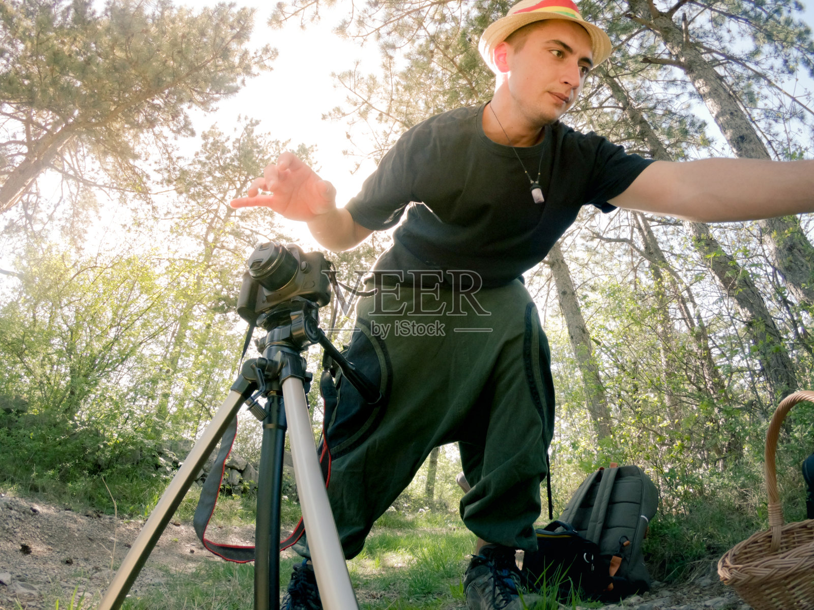 摄影师在行动照片摄影图片