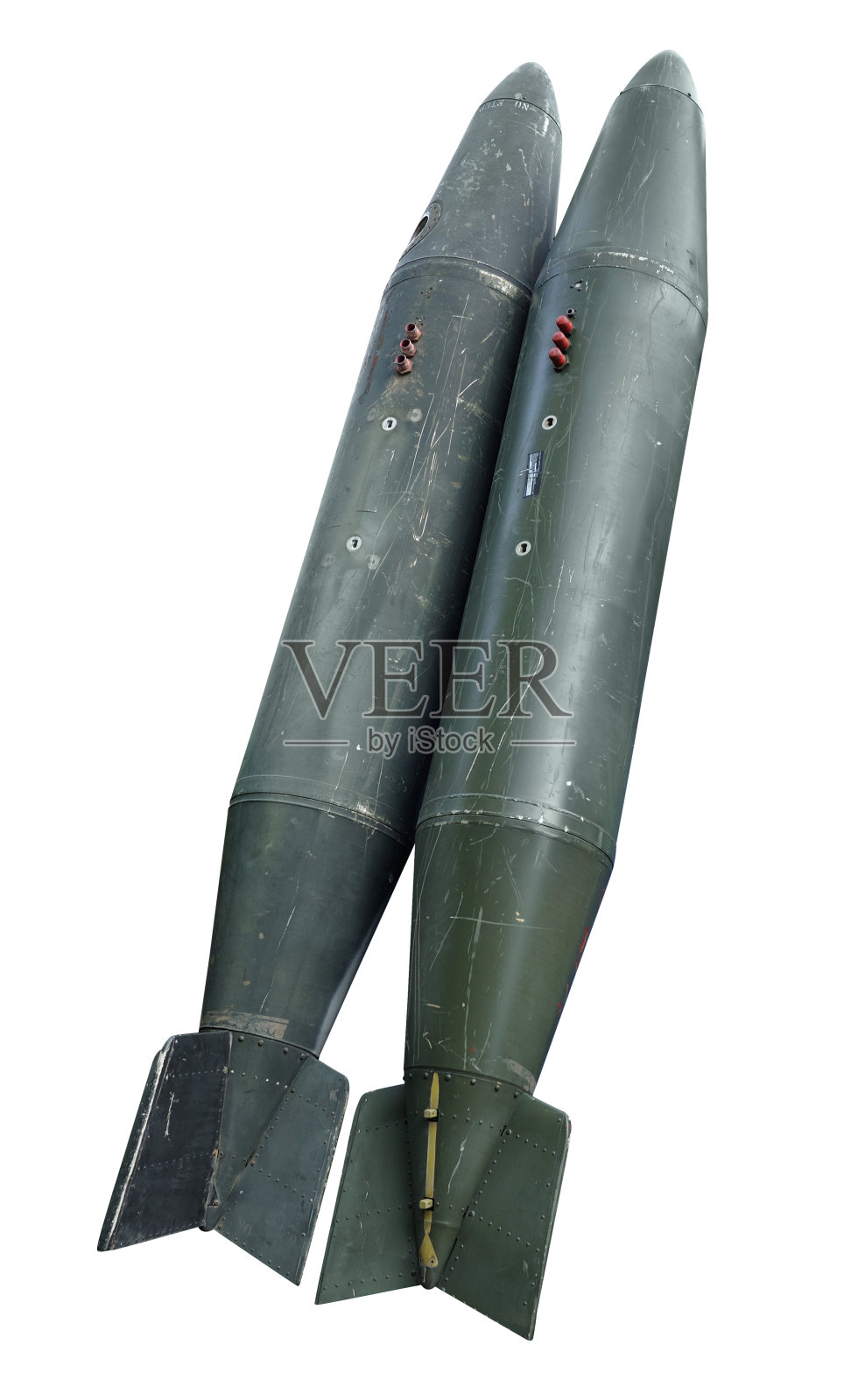 炸弹隔离在白色背景上照片摄影图片