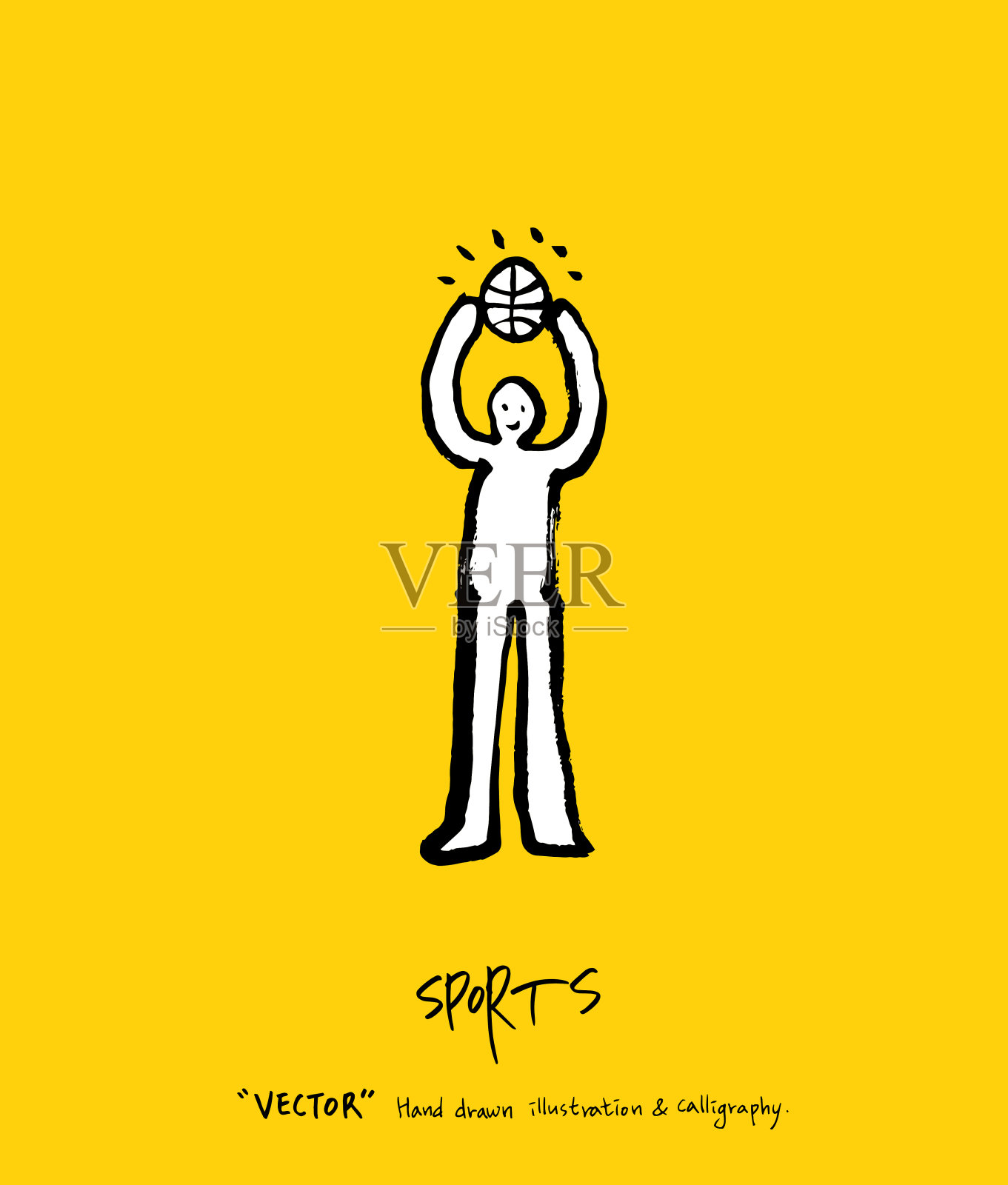 运动的海报插画图片素材