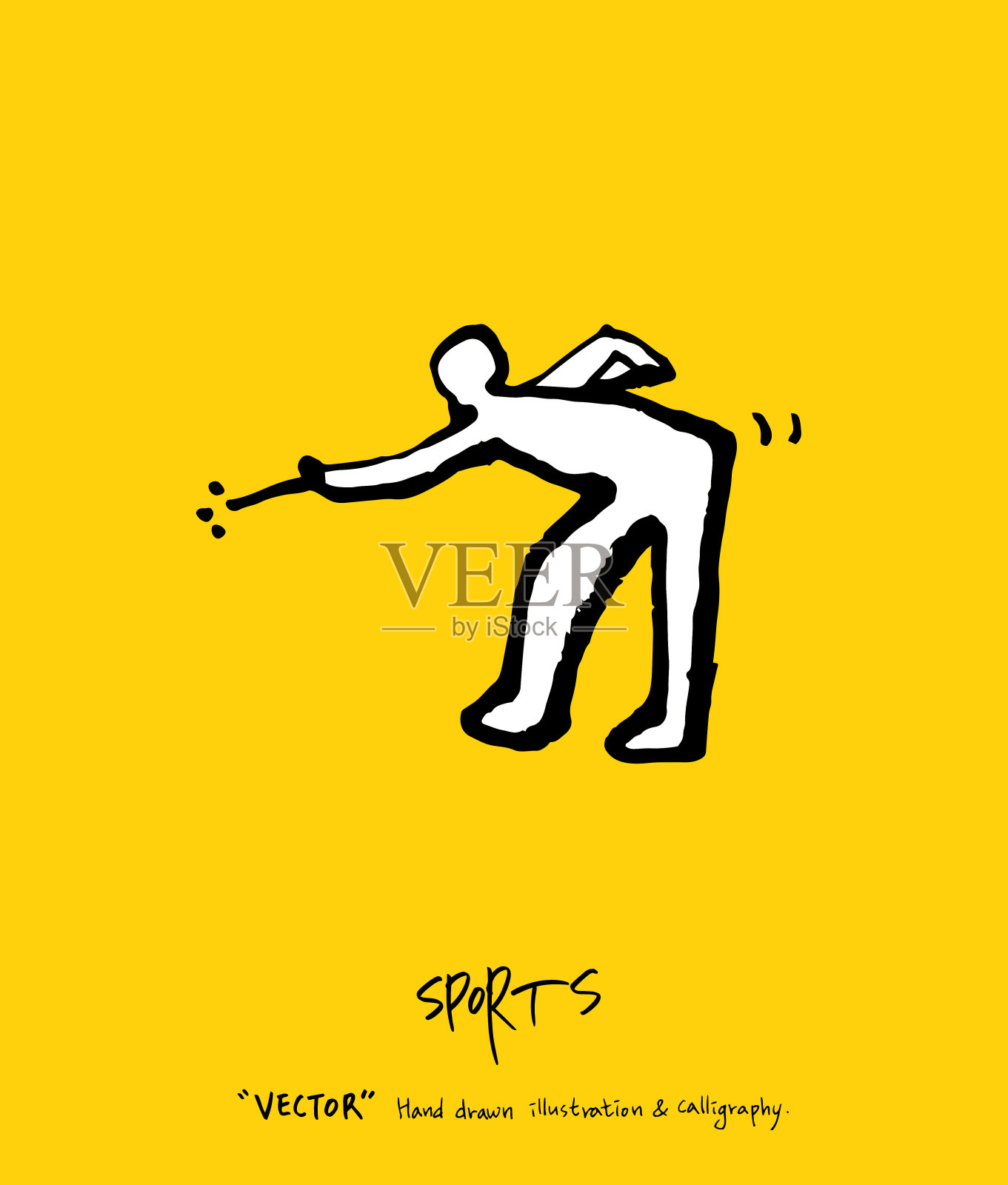 运动的海报插画图片素材