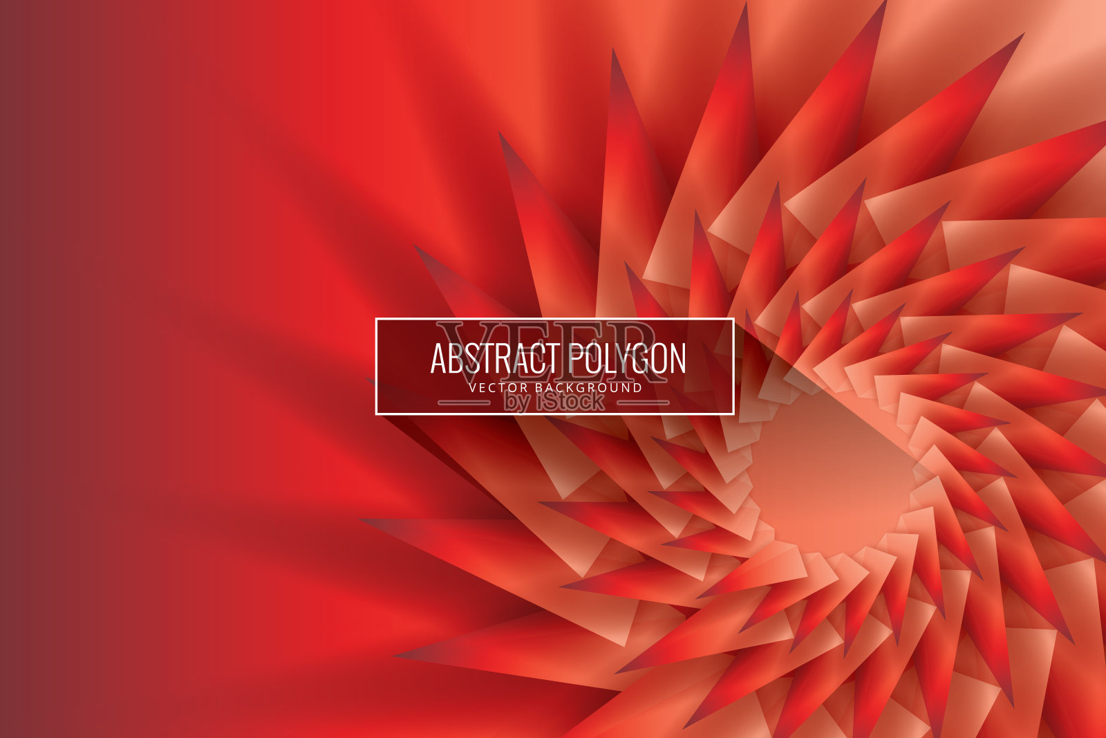 3d水晶红色形状的背景插画图片素材