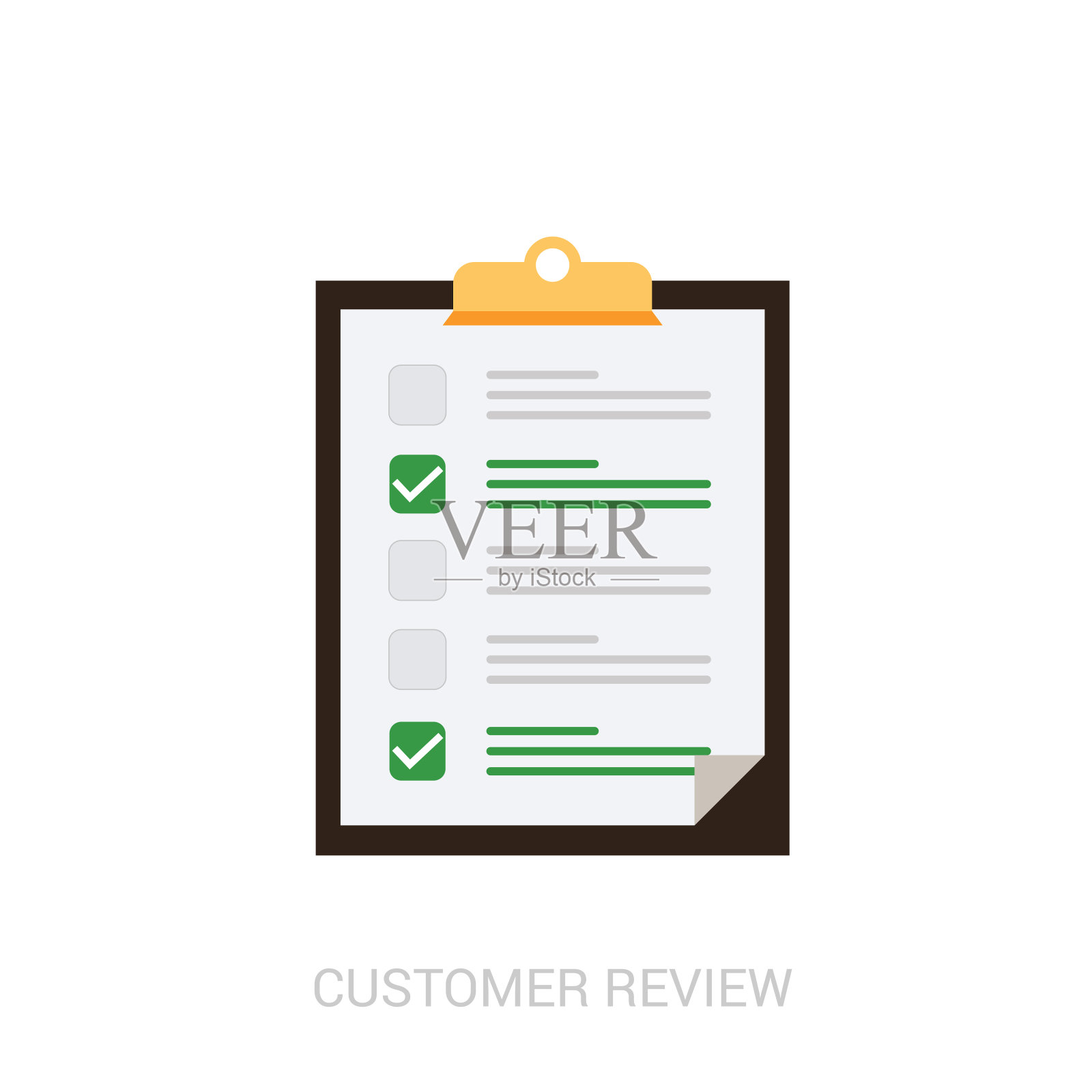 客户的评论插画图片素材