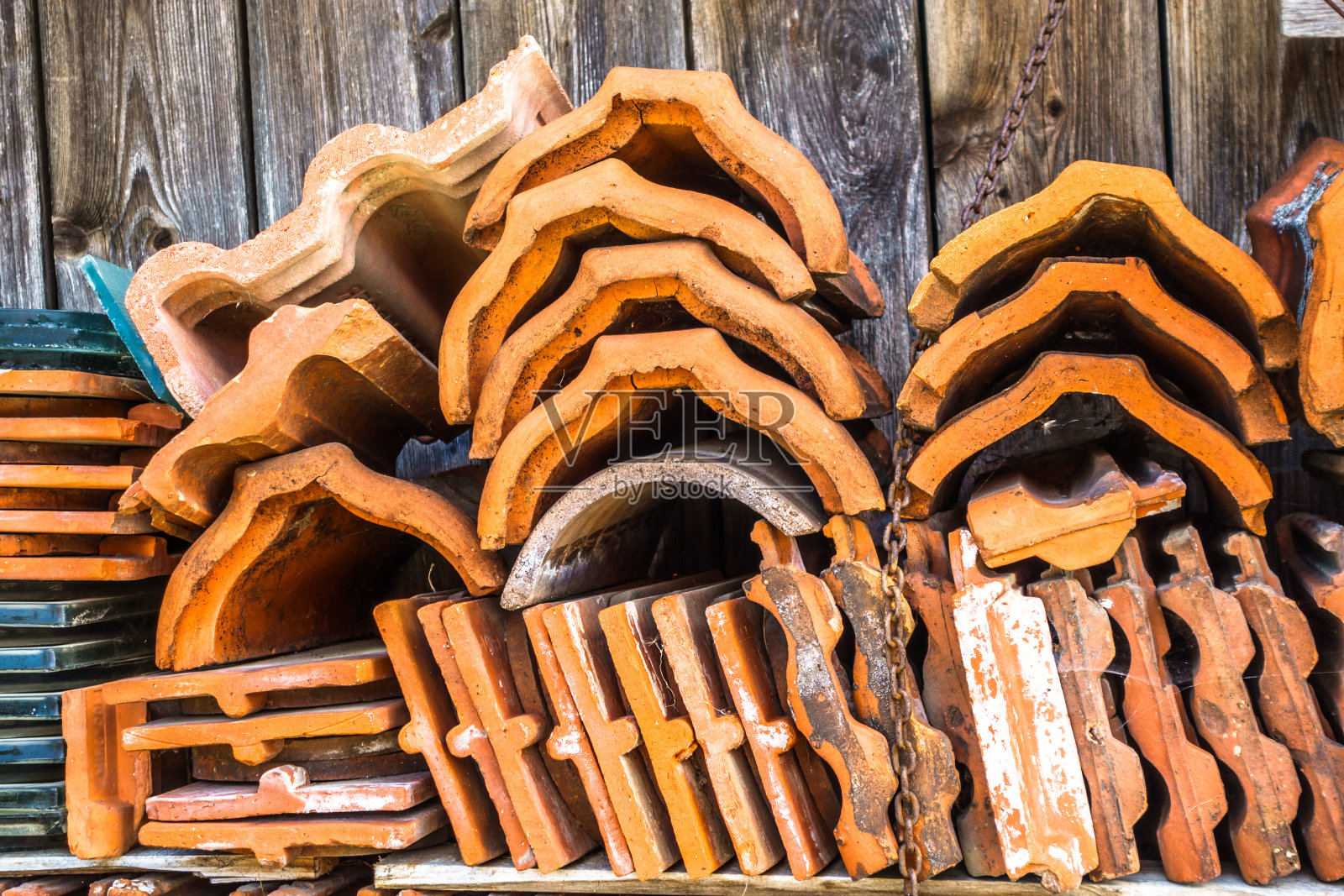 屋顶瓦片照片摄影图片