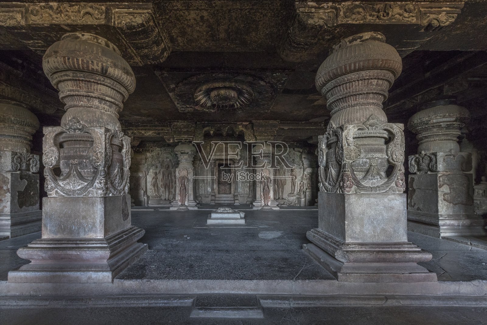 埃洛拉洞穴,奥兰加巴德照片摄影图片