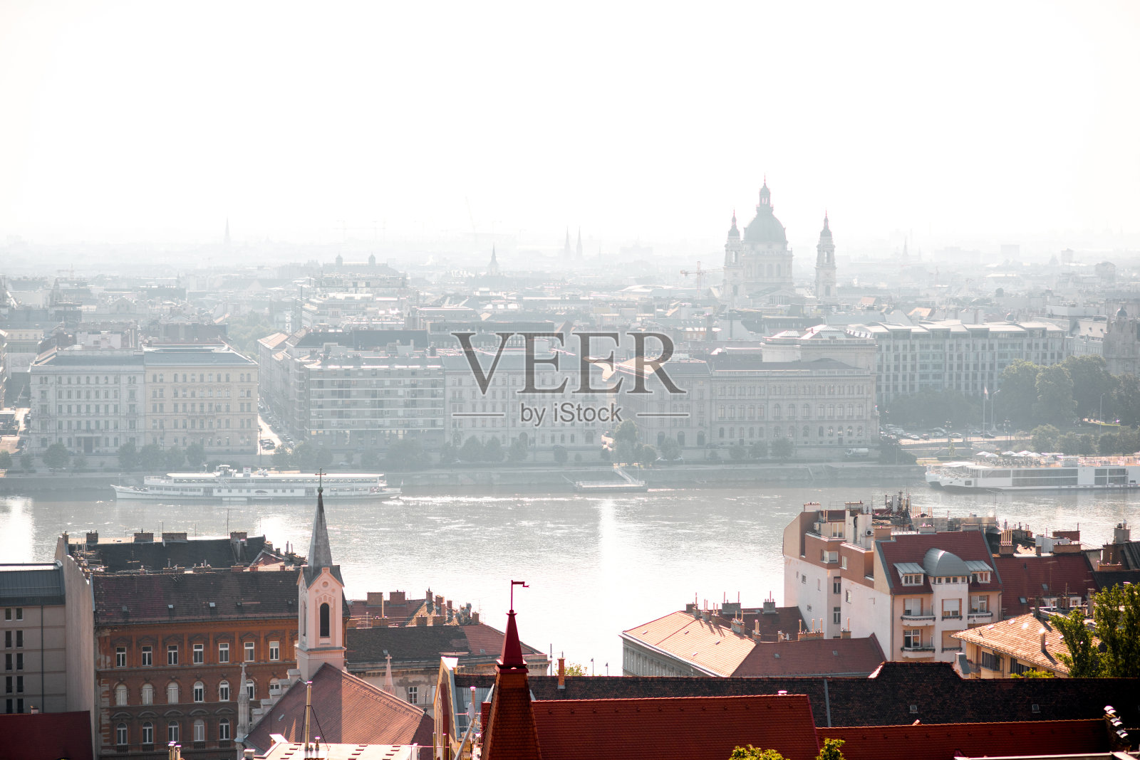 布达佩斯的城市景观照片摄影图片